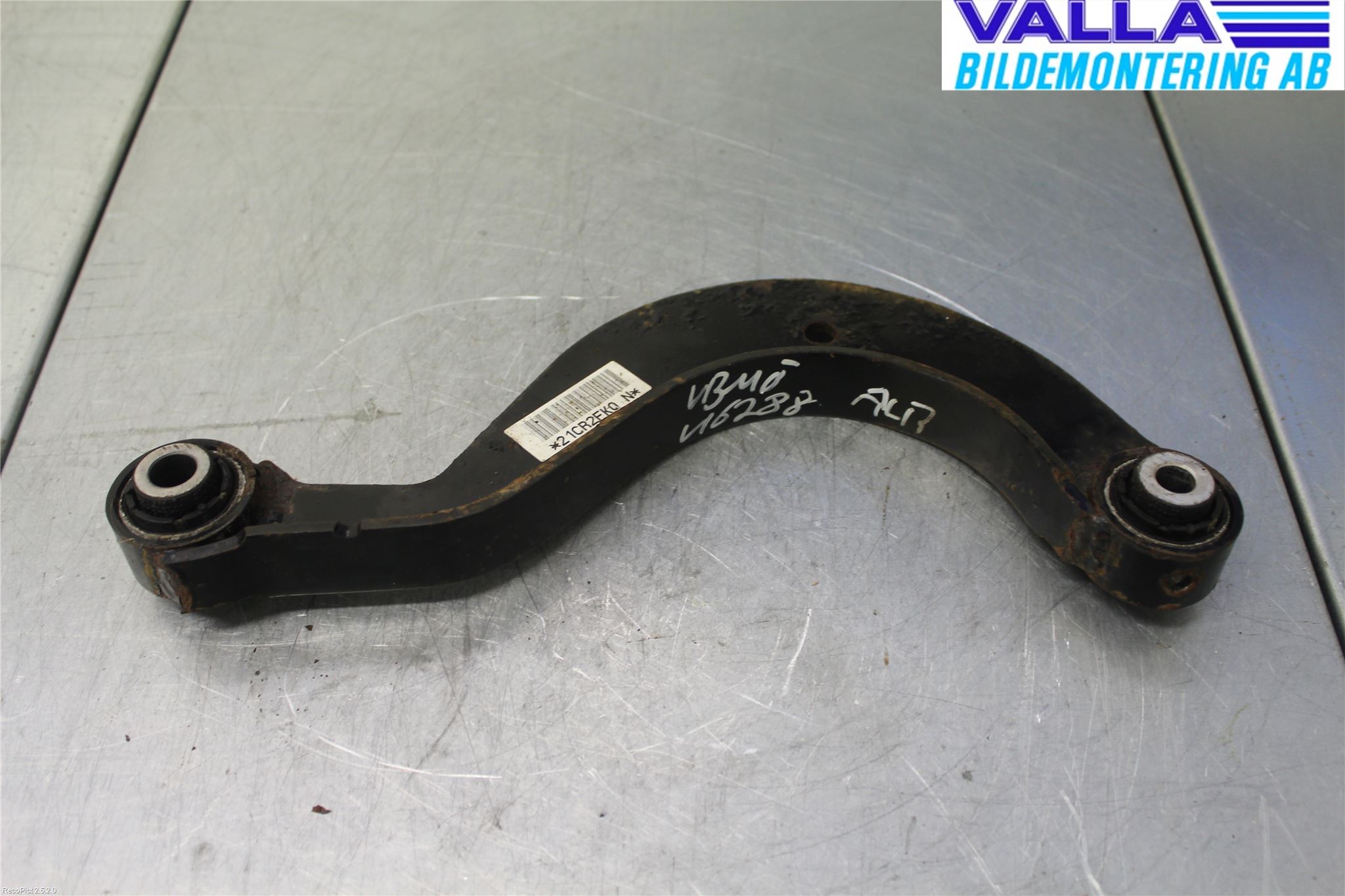 Volkswagen VW GOLF VI 09-13 Bärarm Bak Övre Vänster