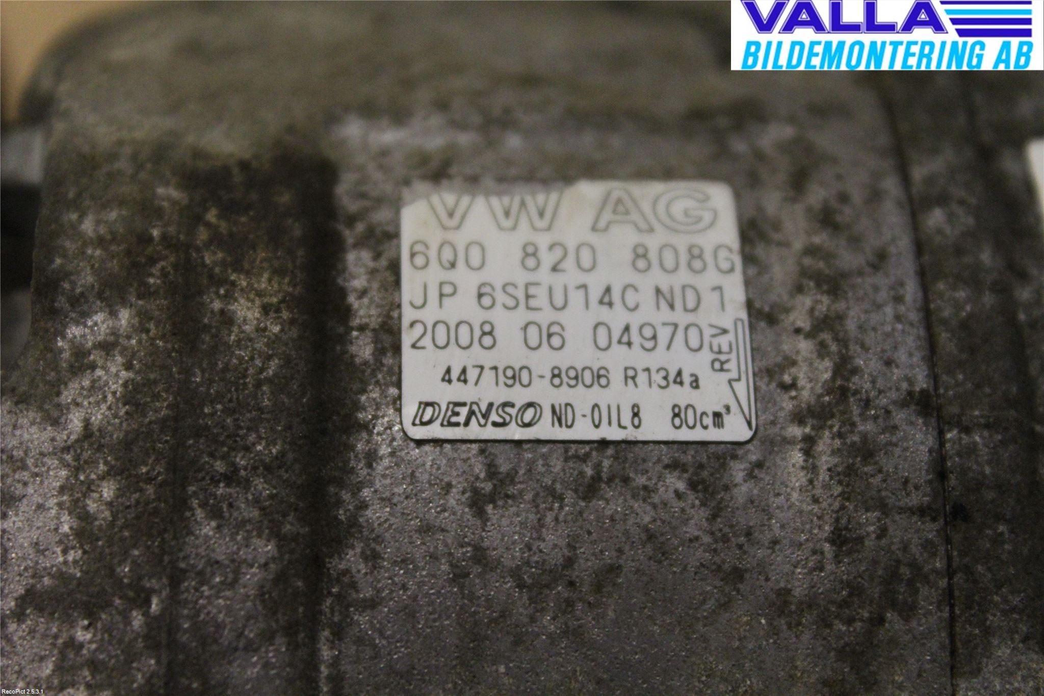 Volkswagen VW POLO 05-09 Ac Kompressor