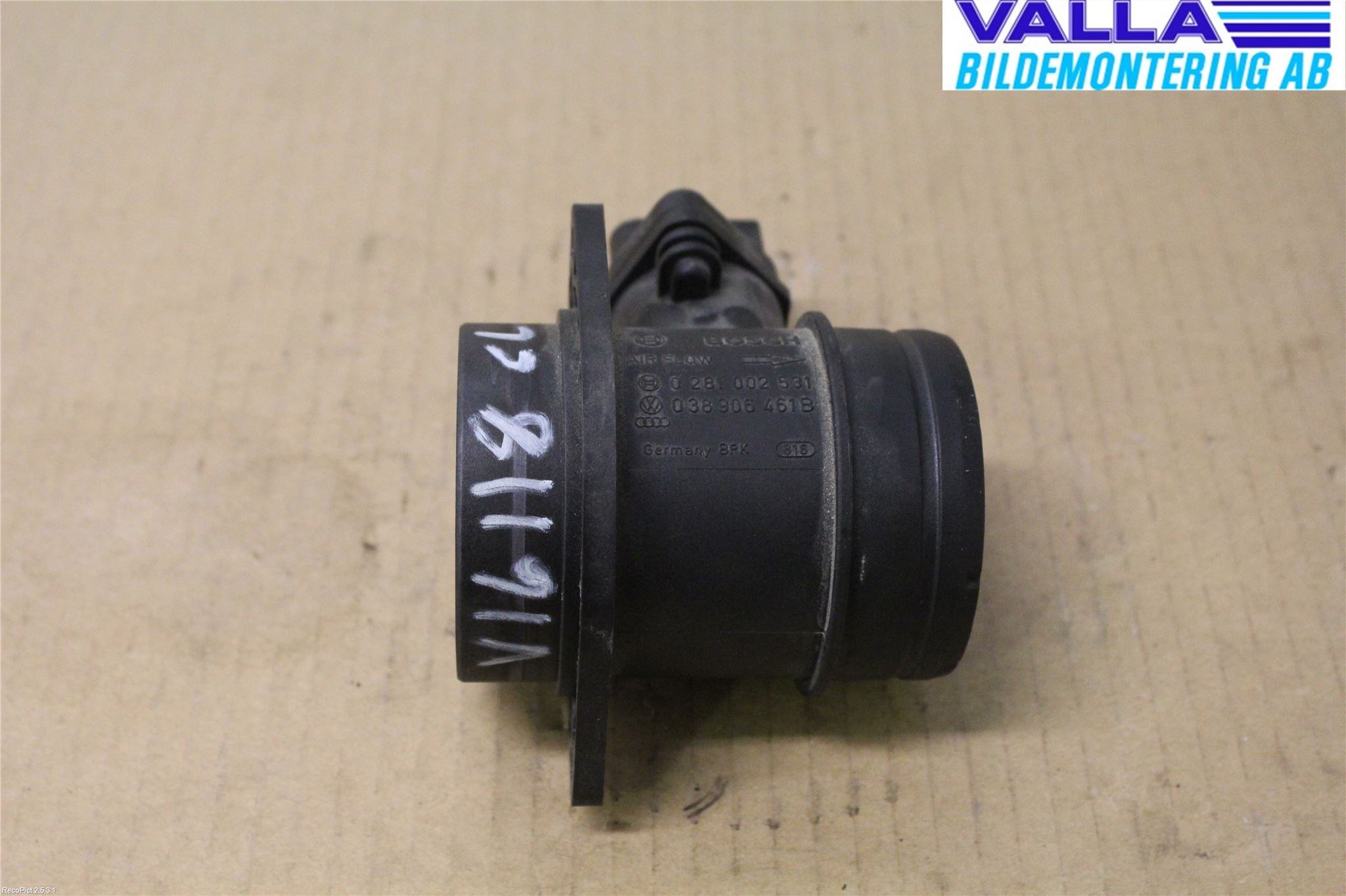Volkswagen VW POLO 05-09 Injluftmassamätare