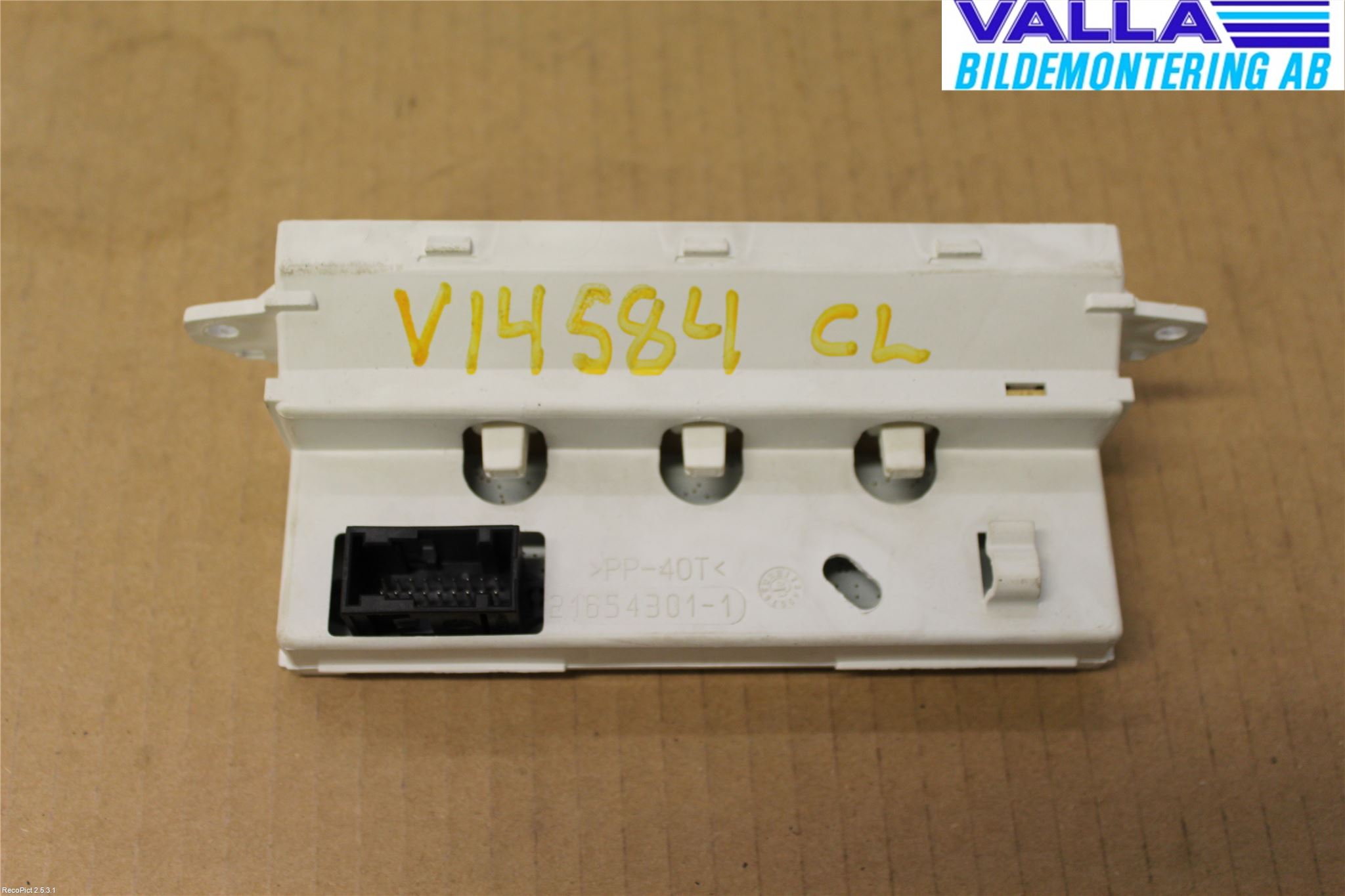 Peugeot 307     01-05 Kontrolldisplay