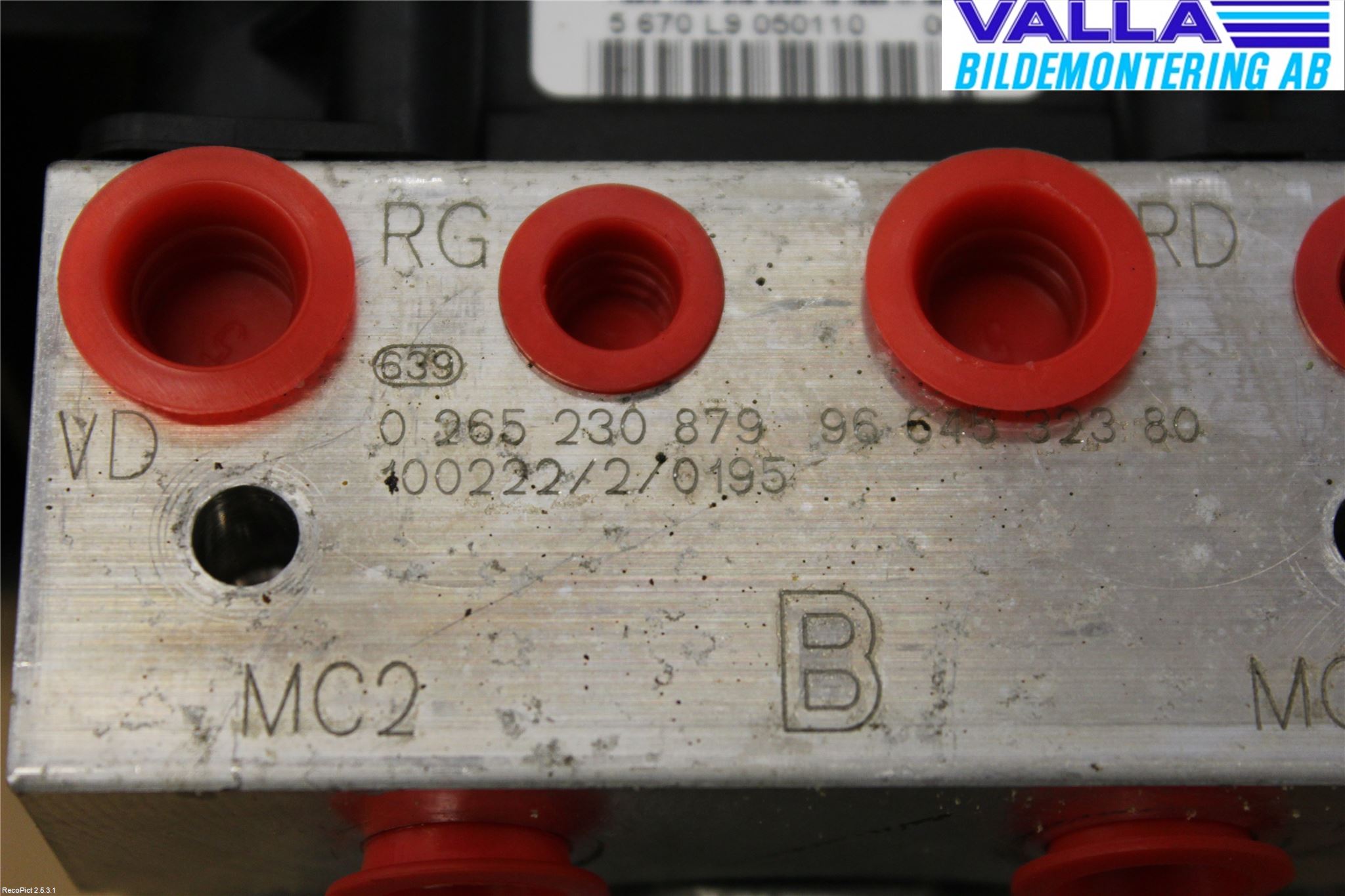 Peugeot 3008 09-16 Abs Hydraulaggregat