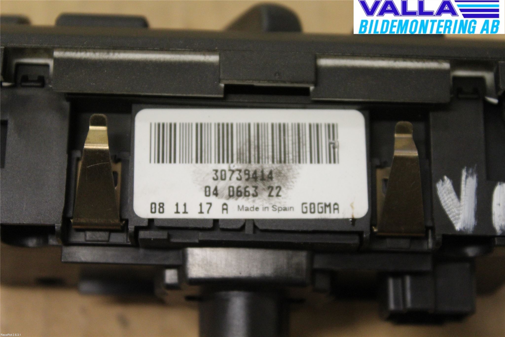 Volvo V70 08-13 Strömställare Ljus