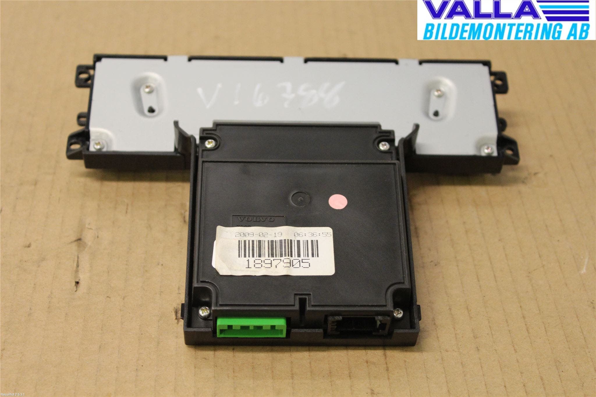 Volvo V70 08-13 Kontrolldisplay