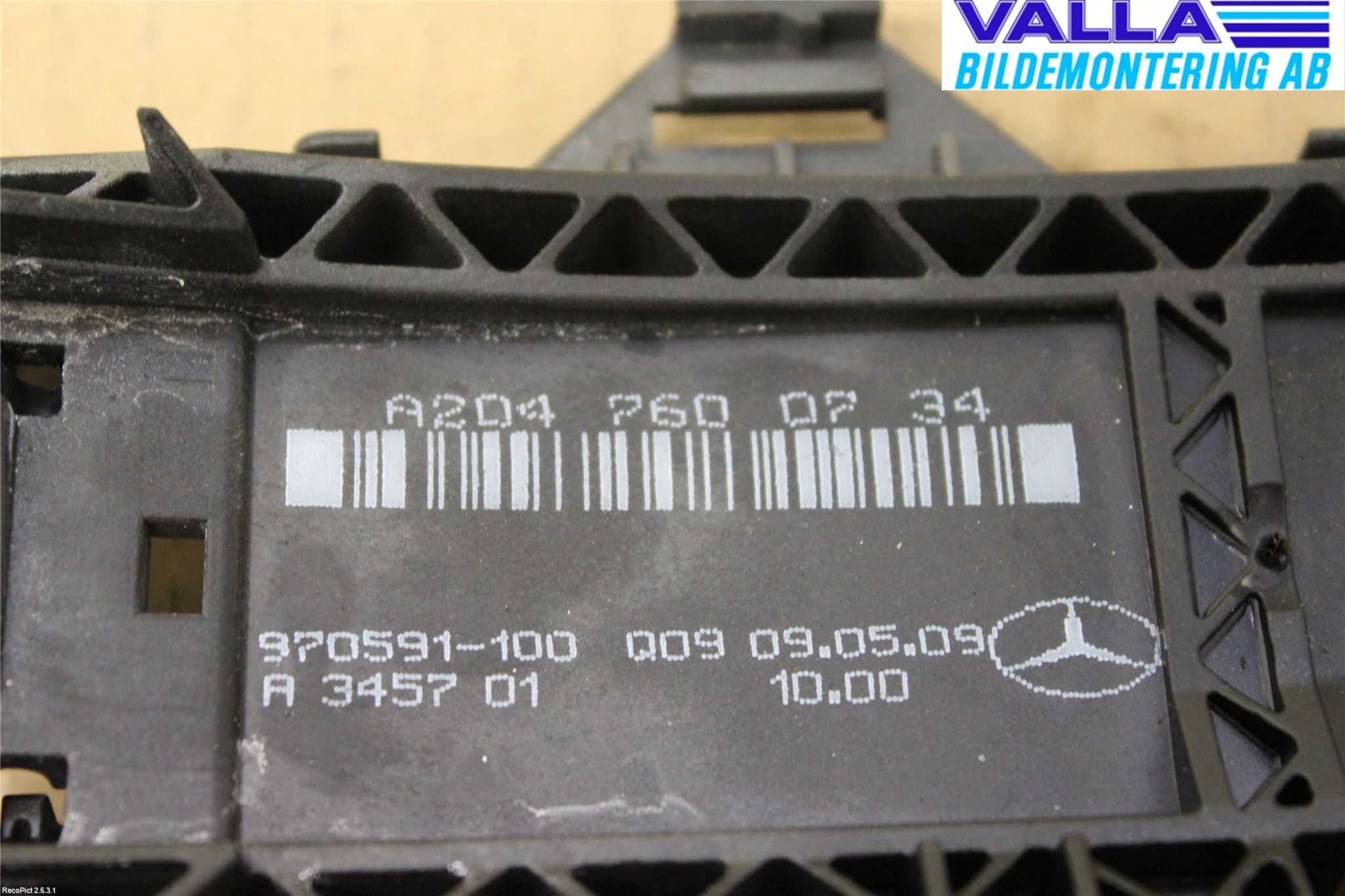 Mercedes-Benz MB C-KLASS (W204) 07-15 Dörrhandtag Yttre Vä