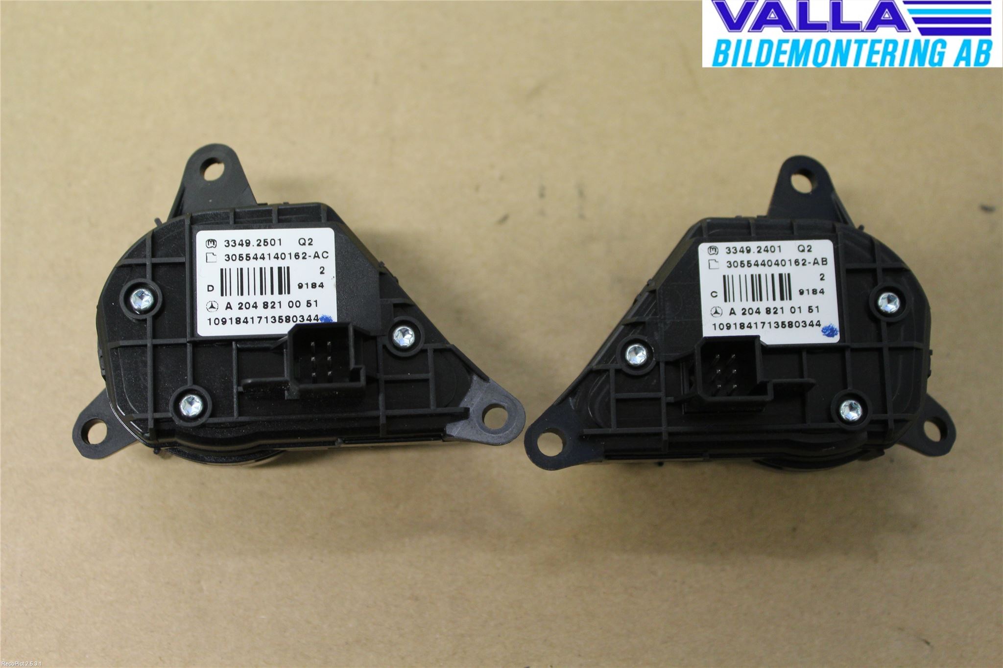 Mercedes-Benz MB C-KLASS (W204) 07-15 Spak-Rattreglage Radio