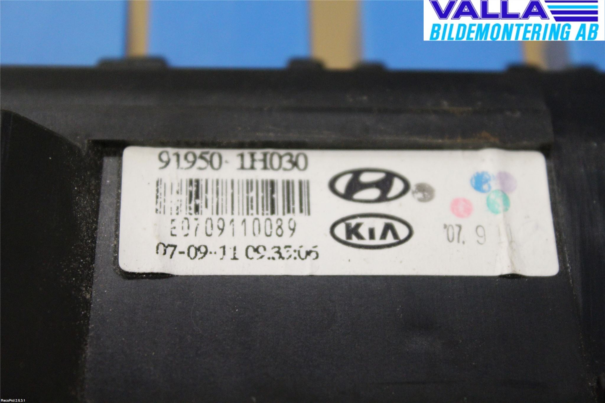 Hyundai i30 FD 07-12 Säkringsdosa-Elcentral