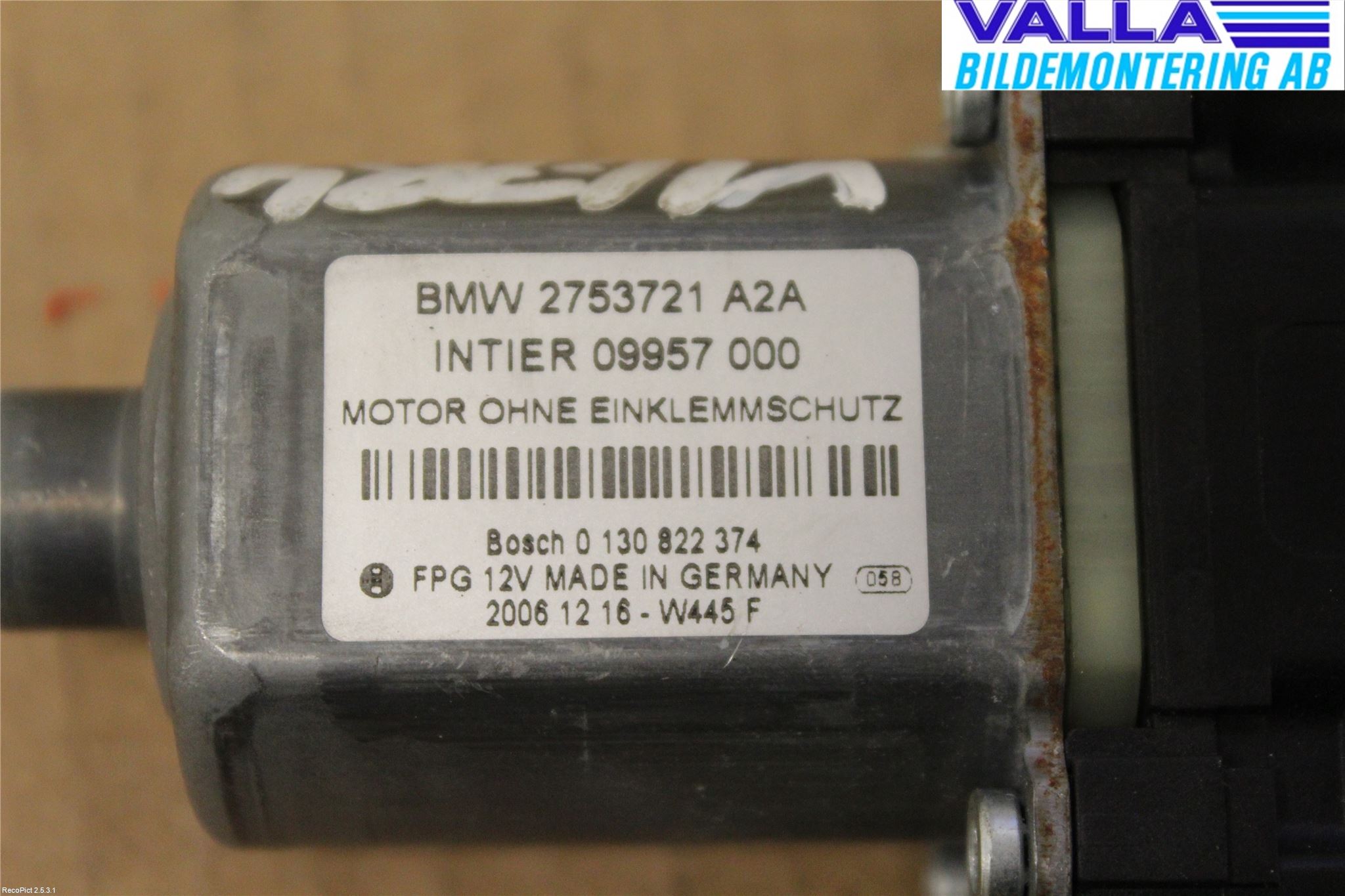 Mini COUPE R56 05-14 Fönsterhissmotor