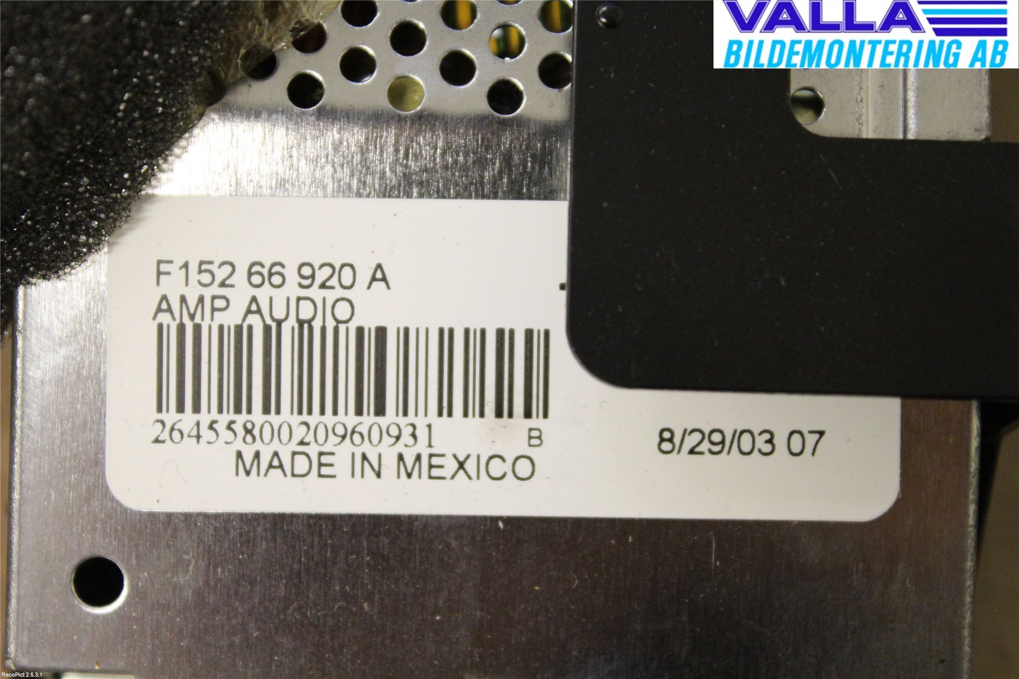 Mazda RX8 Radio-Stereo Förstärkare