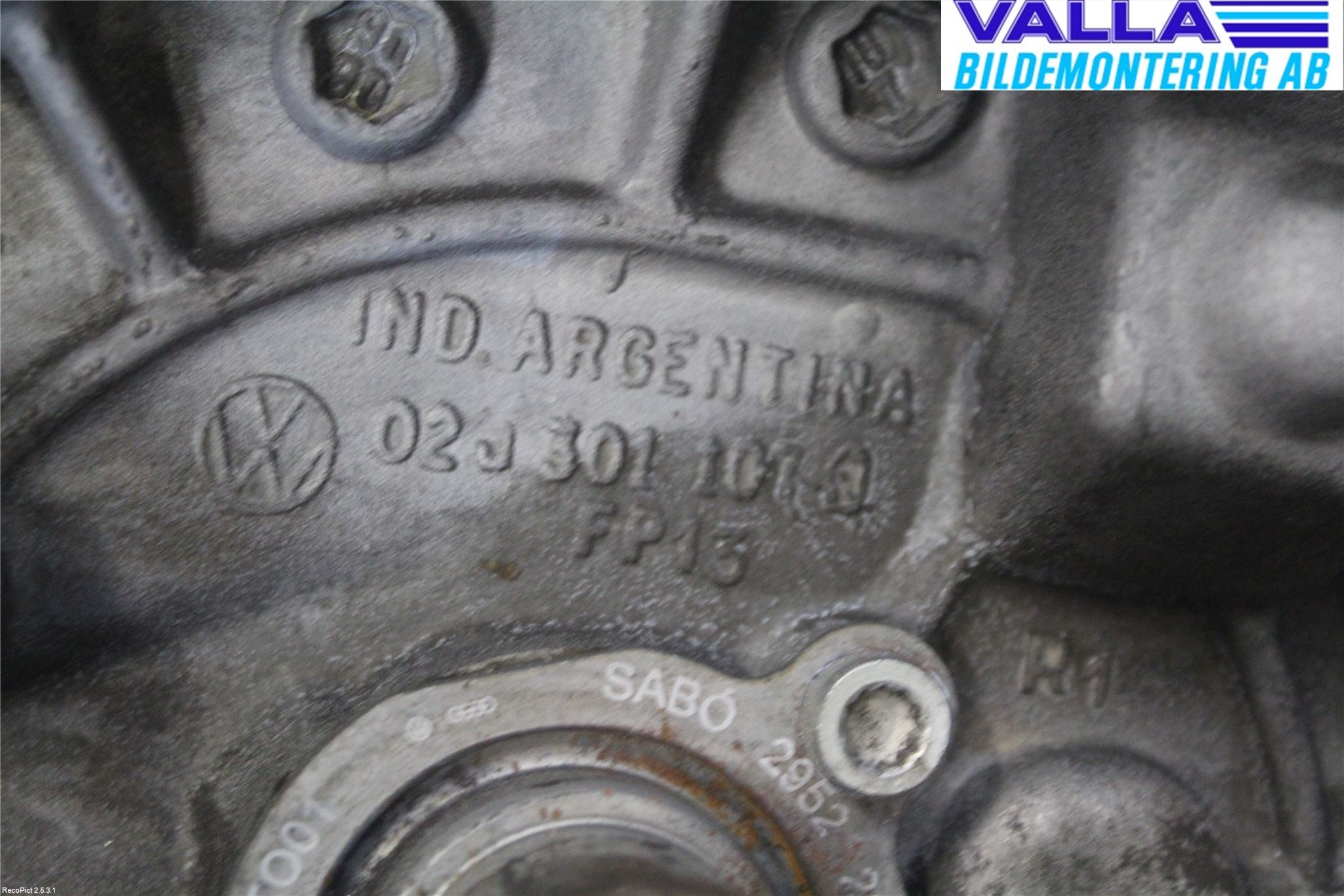 Volkswagen VW POLO 05-09 Växellåda Man 5 Vxl