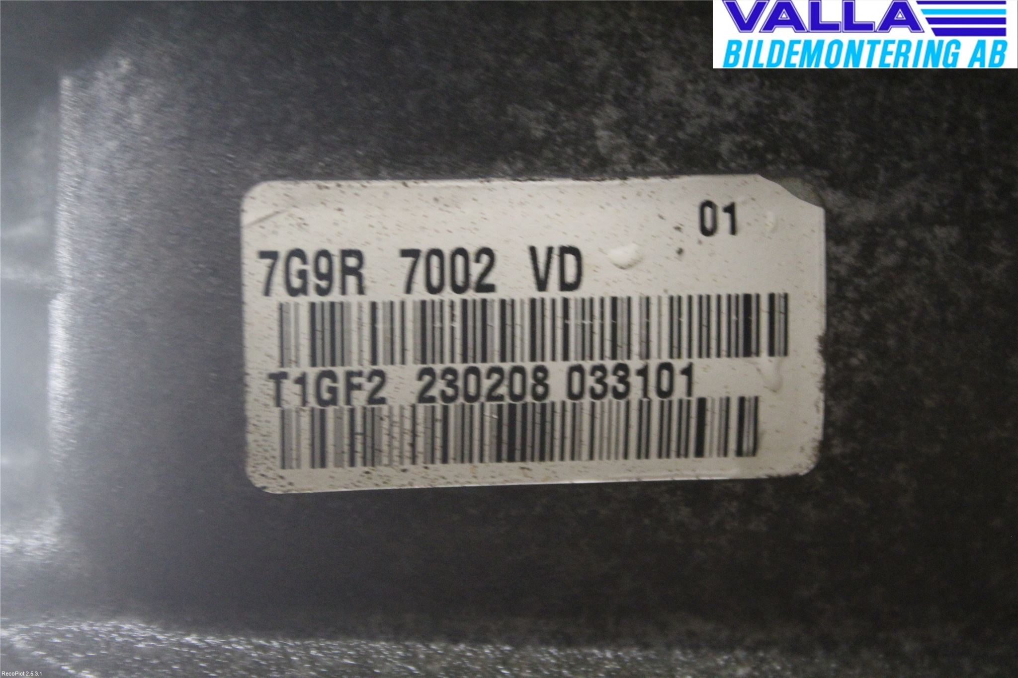 Volvo V70 08-13 Växellåda Man 5 Vxl