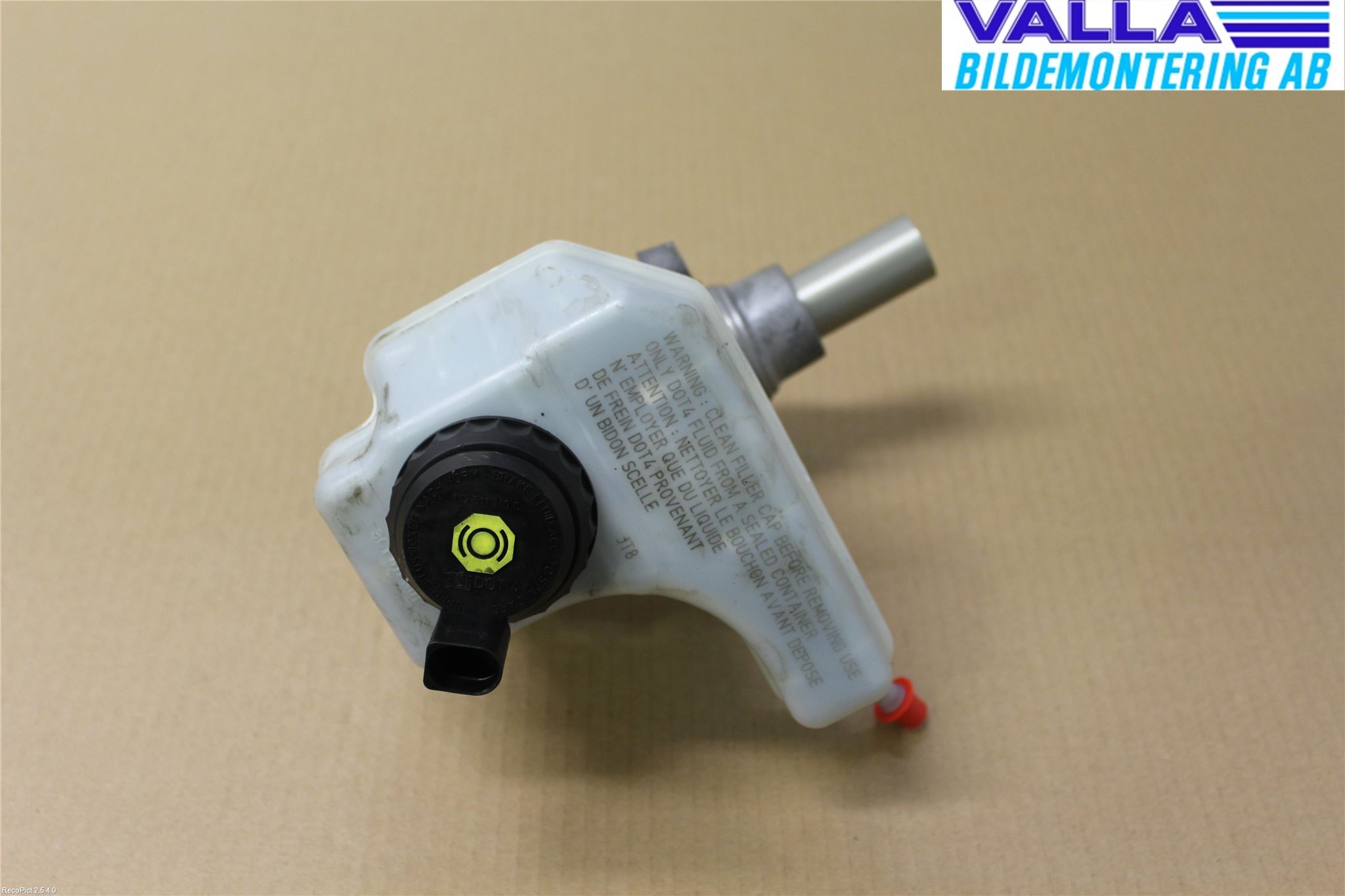 Volkswagen VW PASSAT 11-14 Broms Huvudcylinder