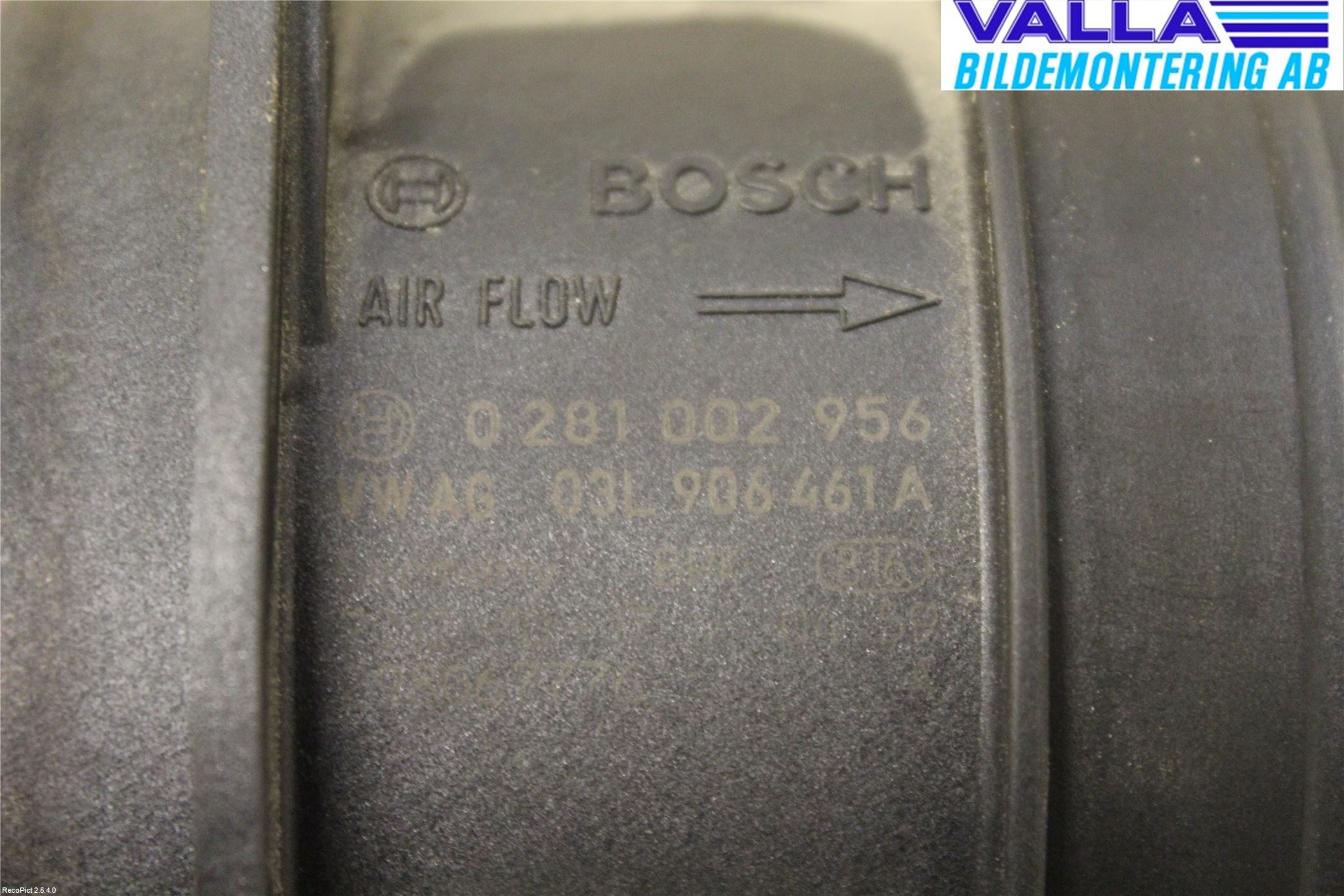 Volkswagen VW PASSAT 11-14 Injluftmassamätare