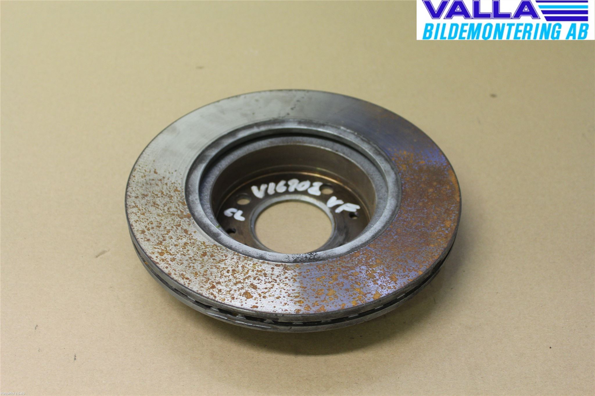 Hyundai i10 BA 14-16 Bromsskiva Fram