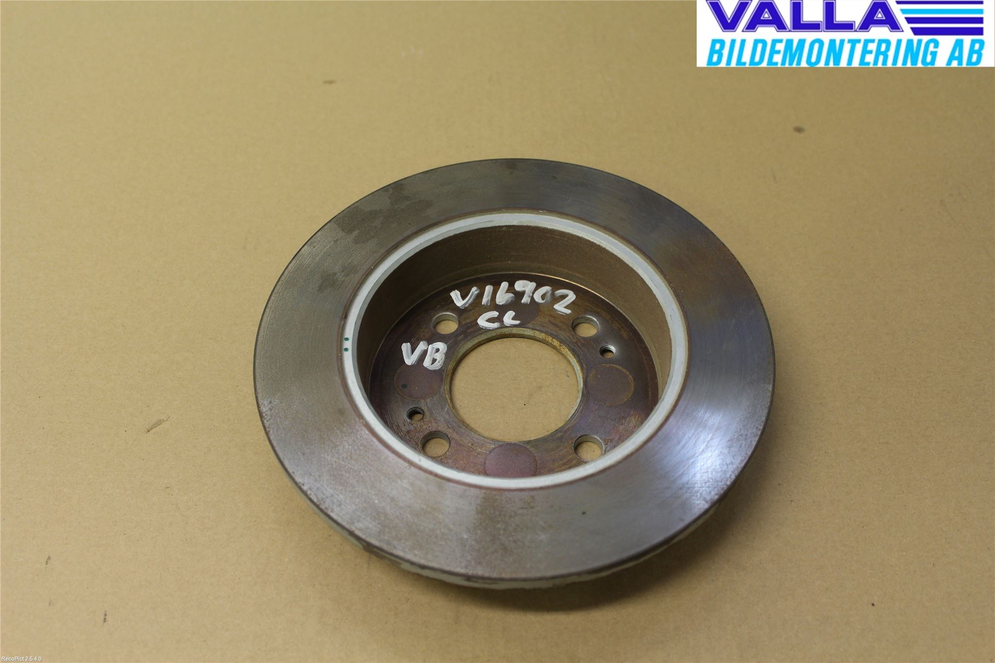 Hyundai i10 BA 14-16 Bromsskiva Bak