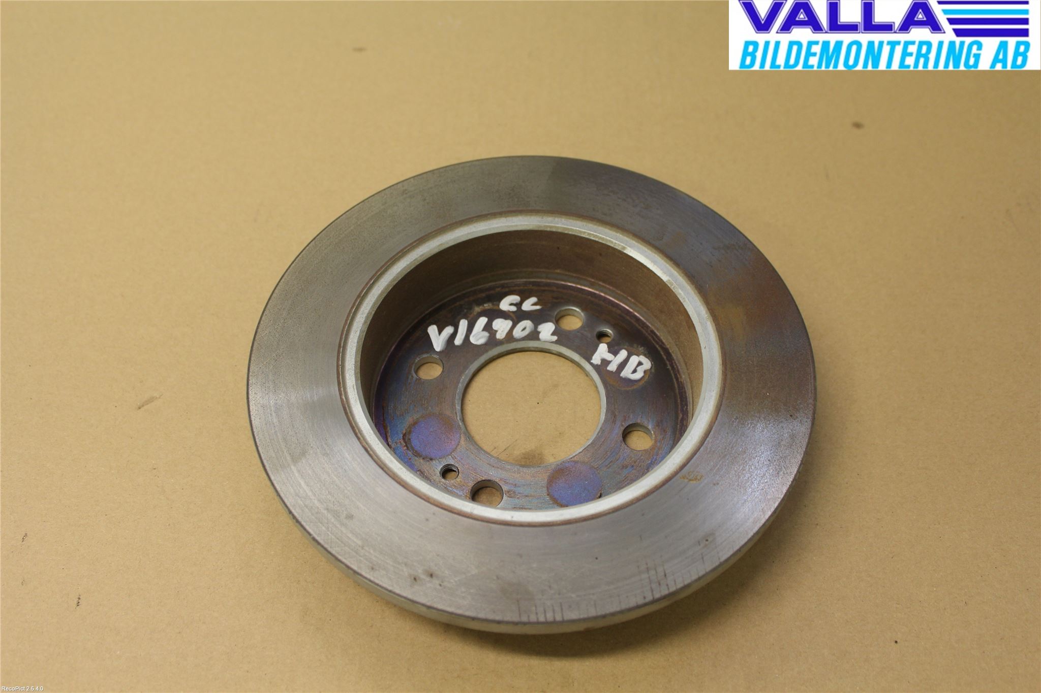 Hyundai i10 BA 14-16 Bromsskiva Bak