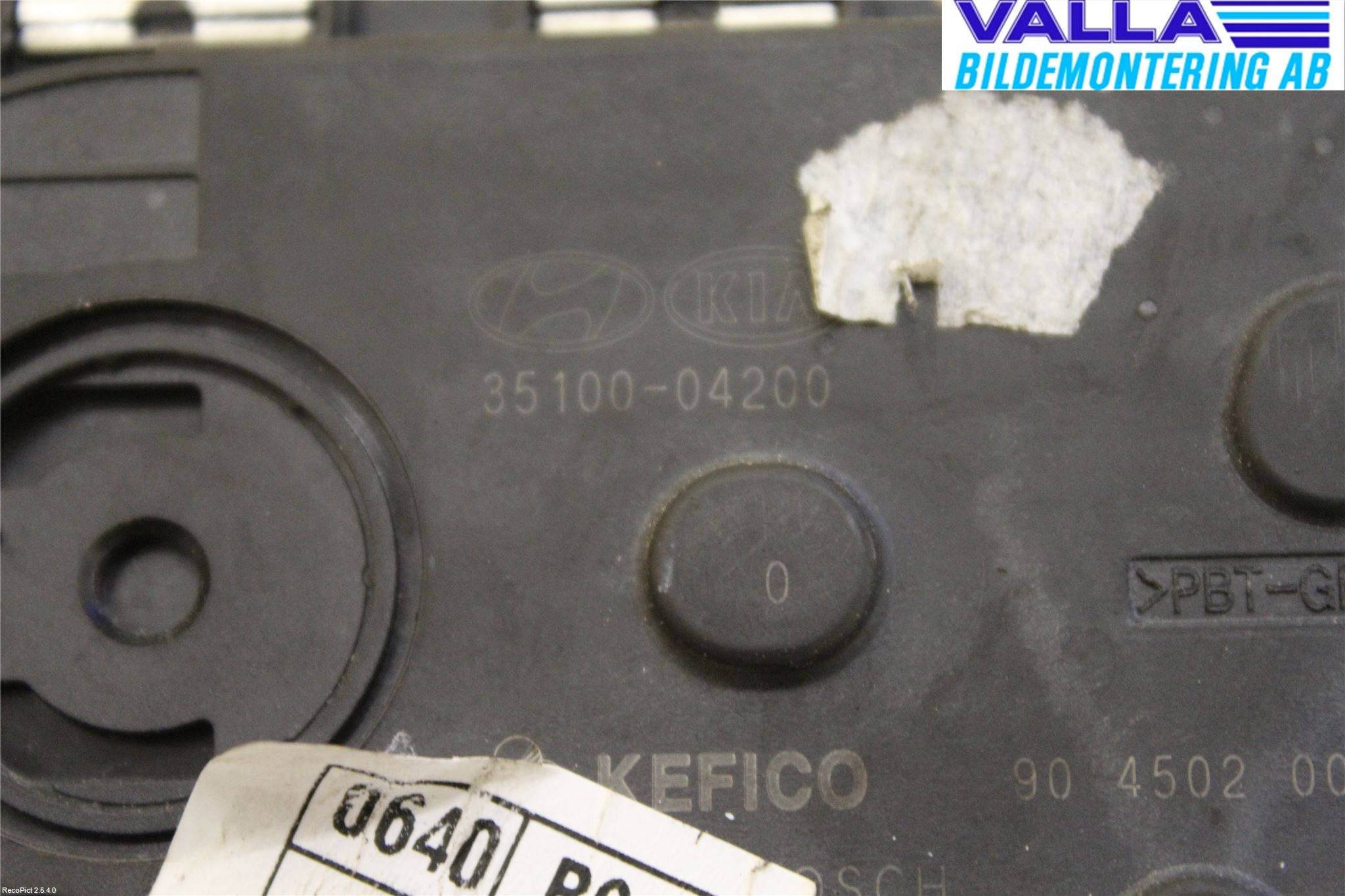 Hyundai i10 BA 14-16 Injspjällhus