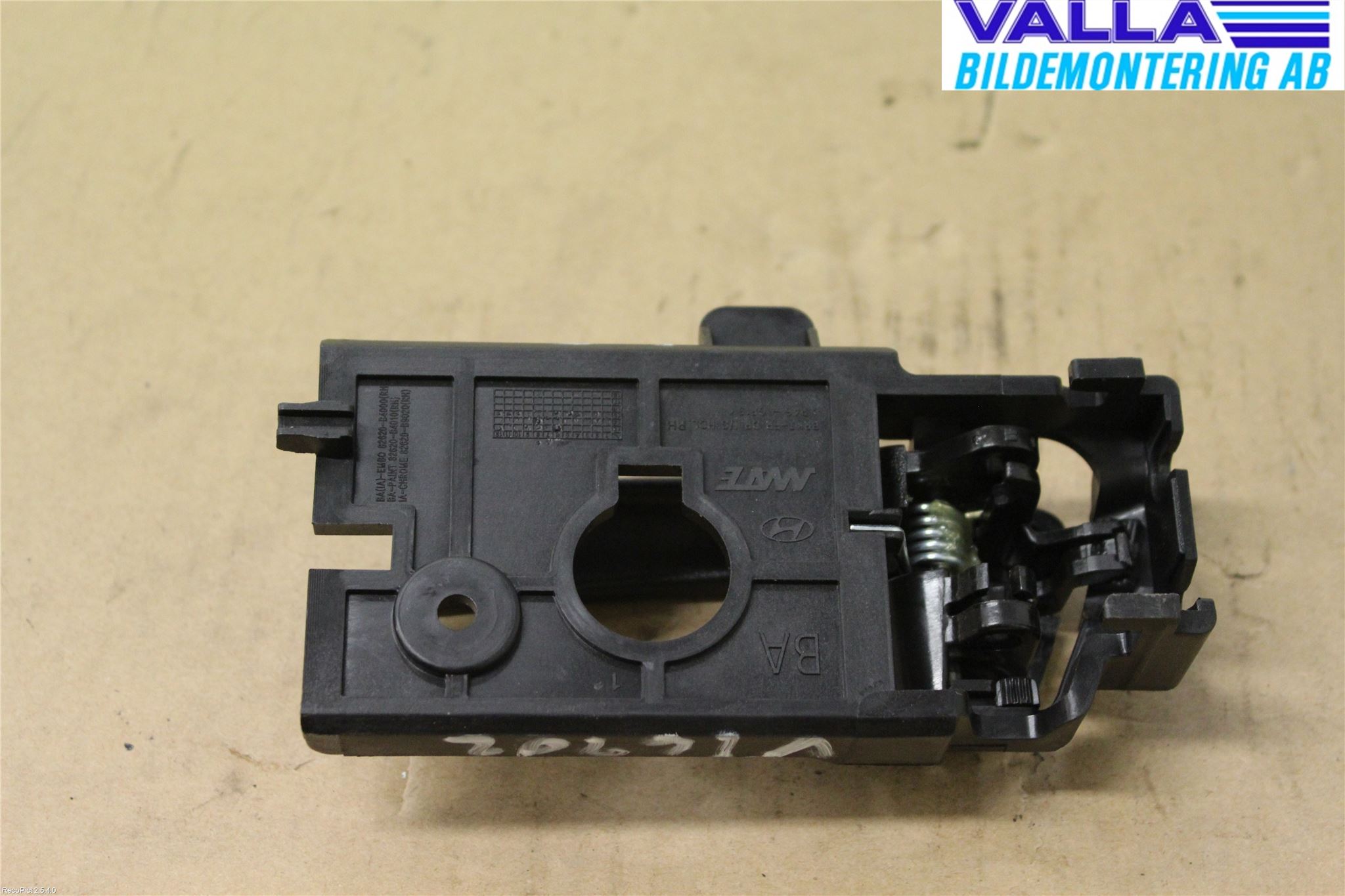 Hyundai i10 BA 14-16 Dörrhandtag Inre Hö