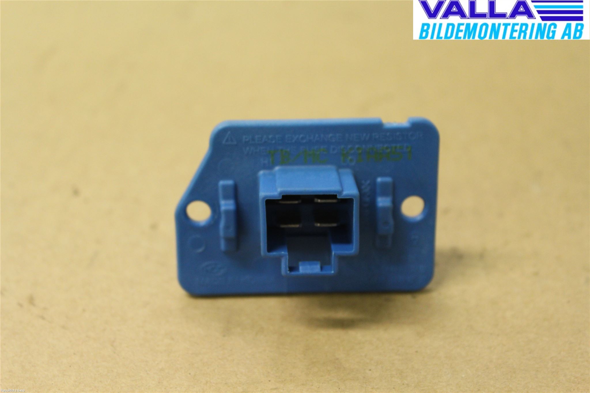 Hyundai i10 BA 14-16 Värmefläktsmotstånd