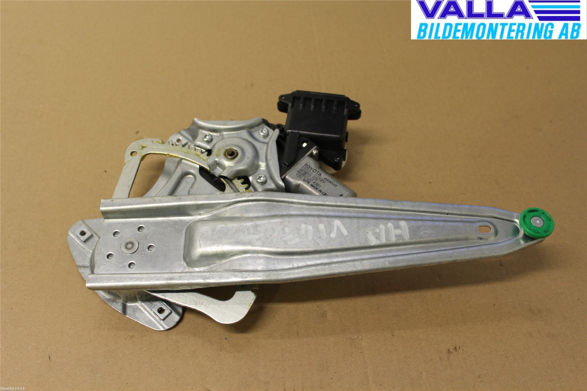 Toyota AURIS 13-19 Fönsterhiss El Kompl