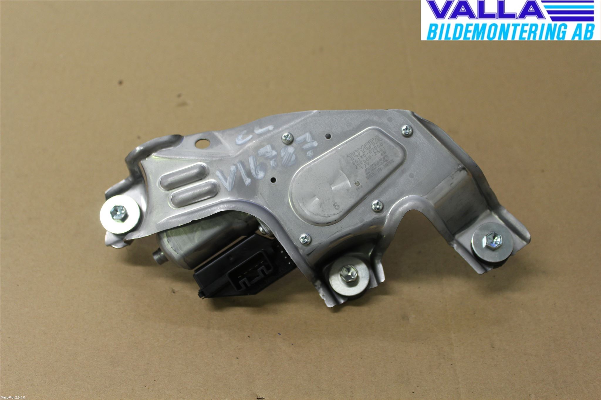 Toyota AURIS 13-19 Torkarmotor Baklucka