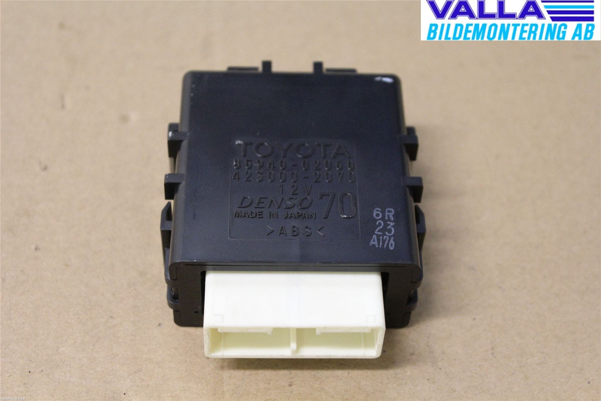 Toyota AURIS 13-19 Relä Torkarmotor