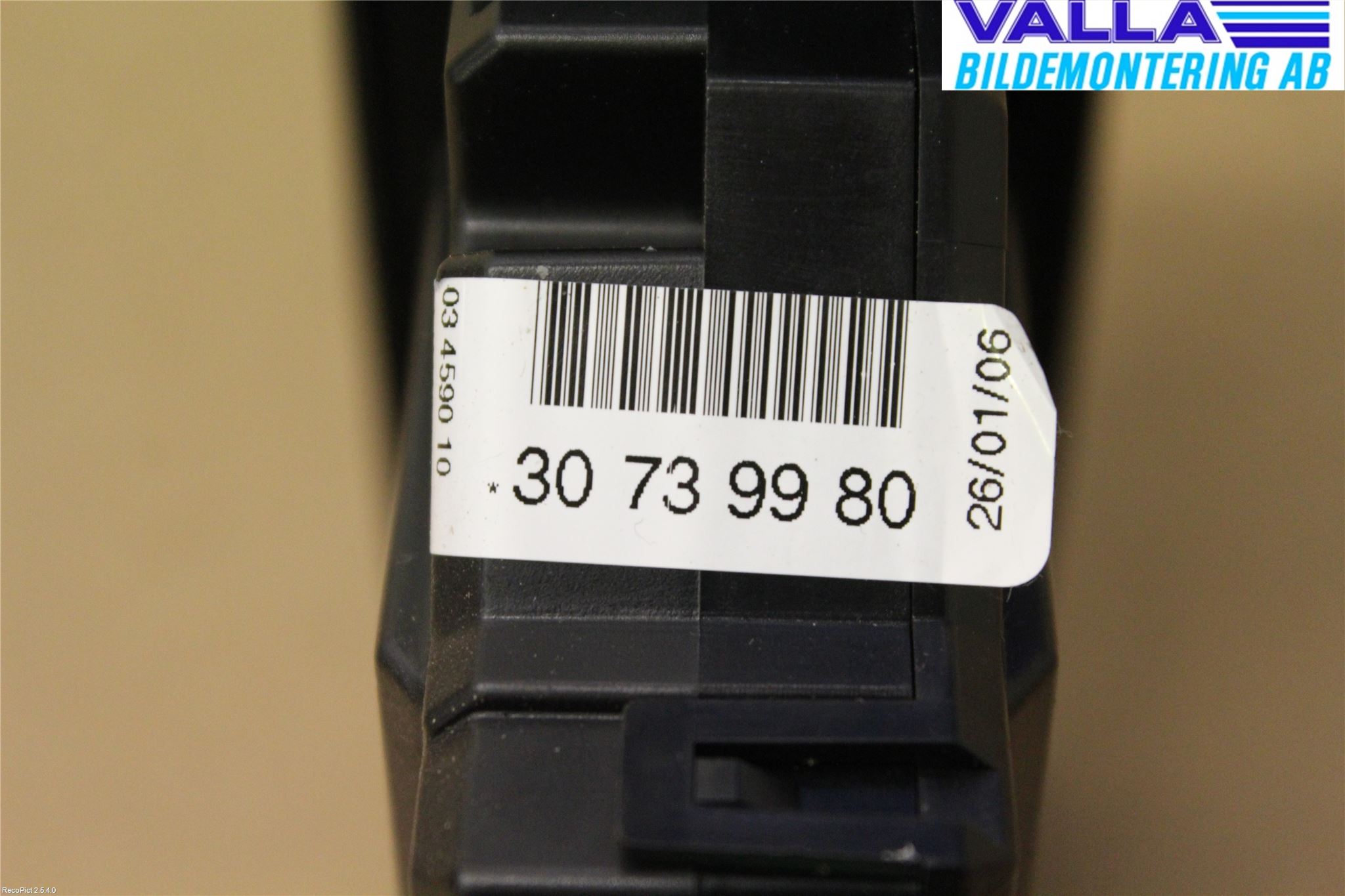 Volvo S60 05-10 Strömställare Elhiss