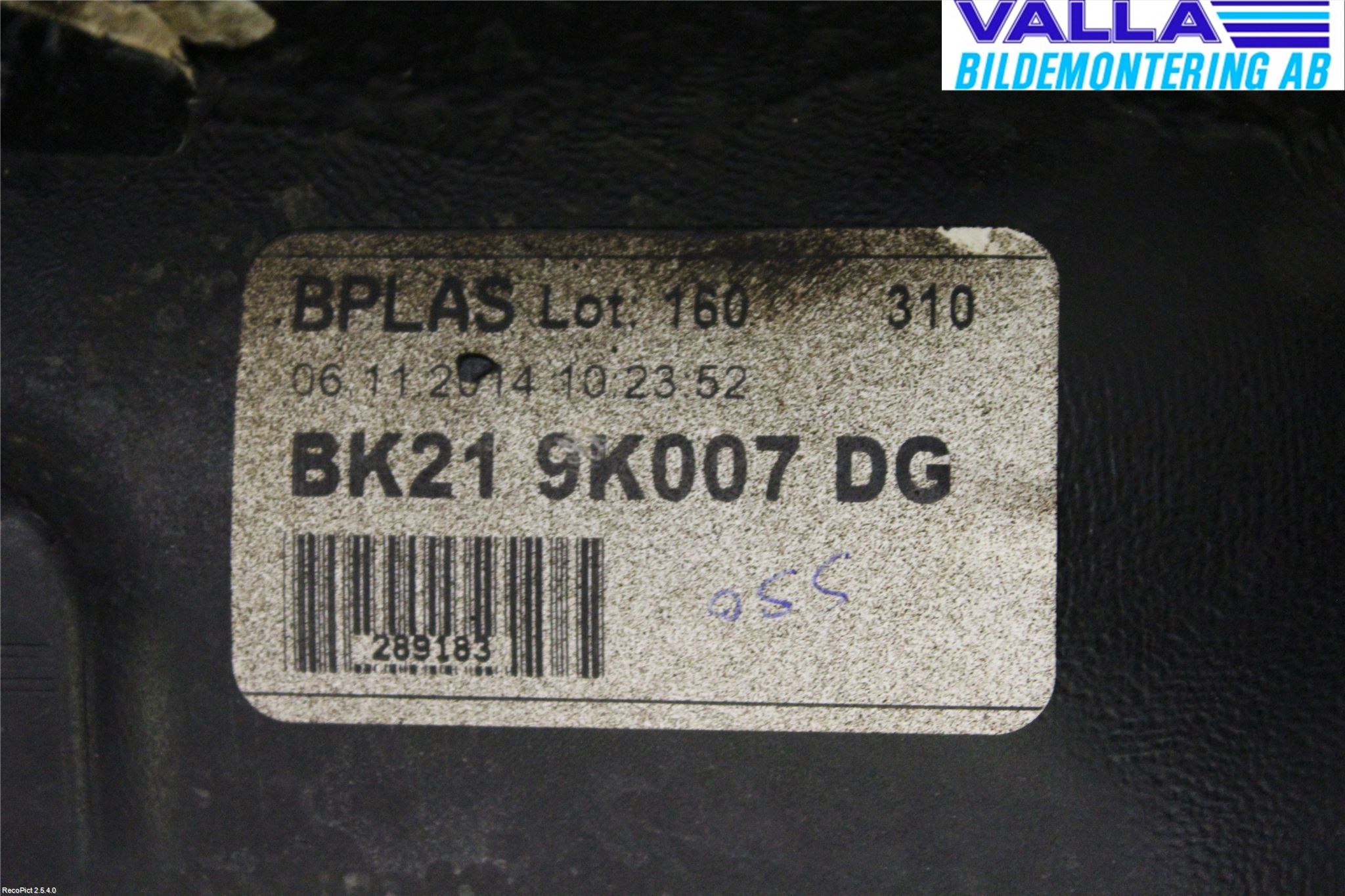 Ford TRANSIT SKÅP/BUSS 14-22 Bränsletank