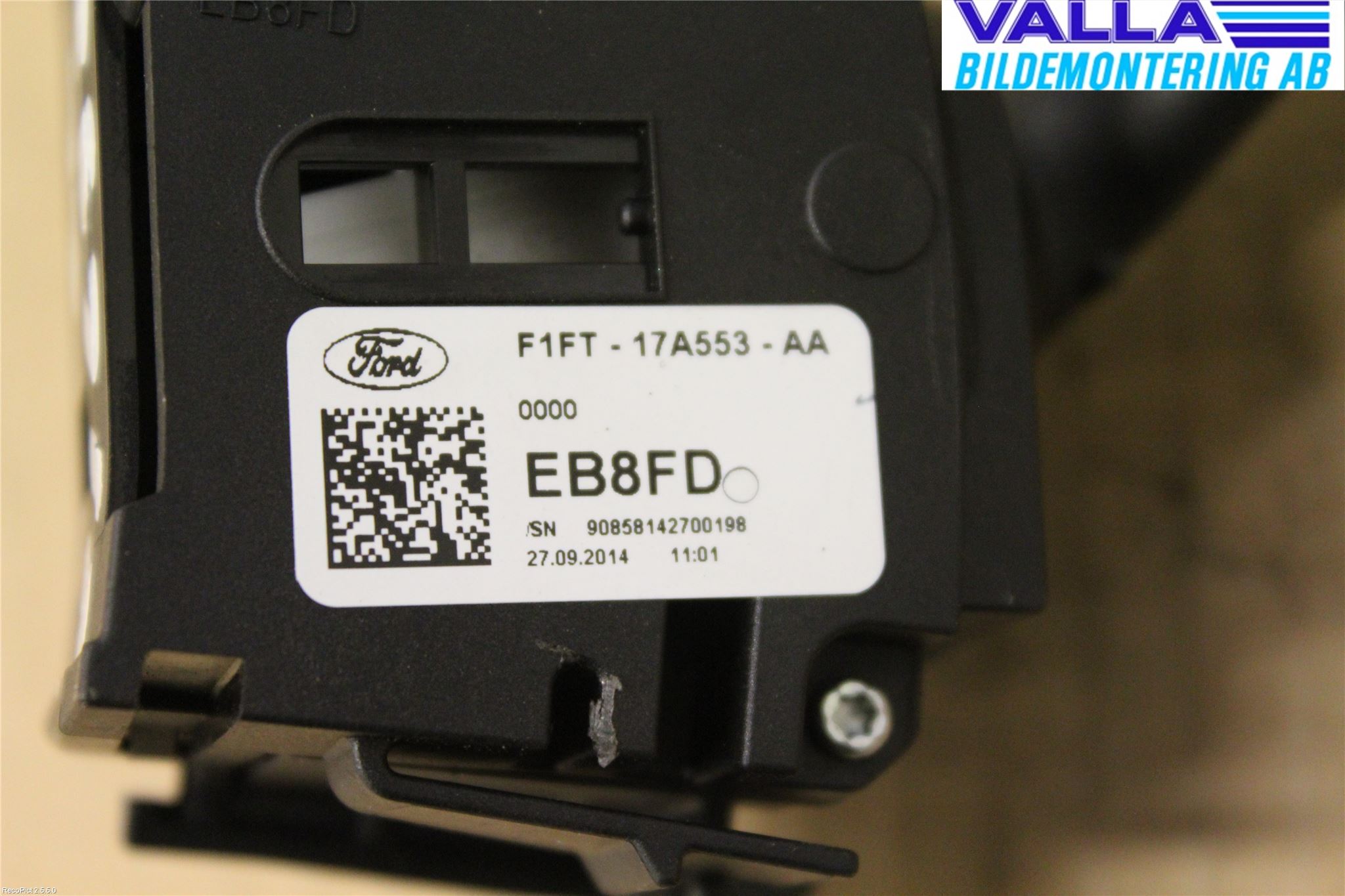 Ford TRANSIT SKÅP/BUSS 14-22 Spak Torkar-Spolomk