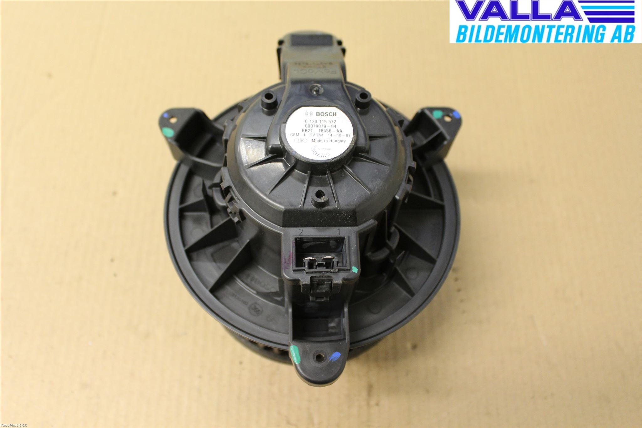 Ford TRANSIT SKÅP/BUSS 14-22 Värmefläkt