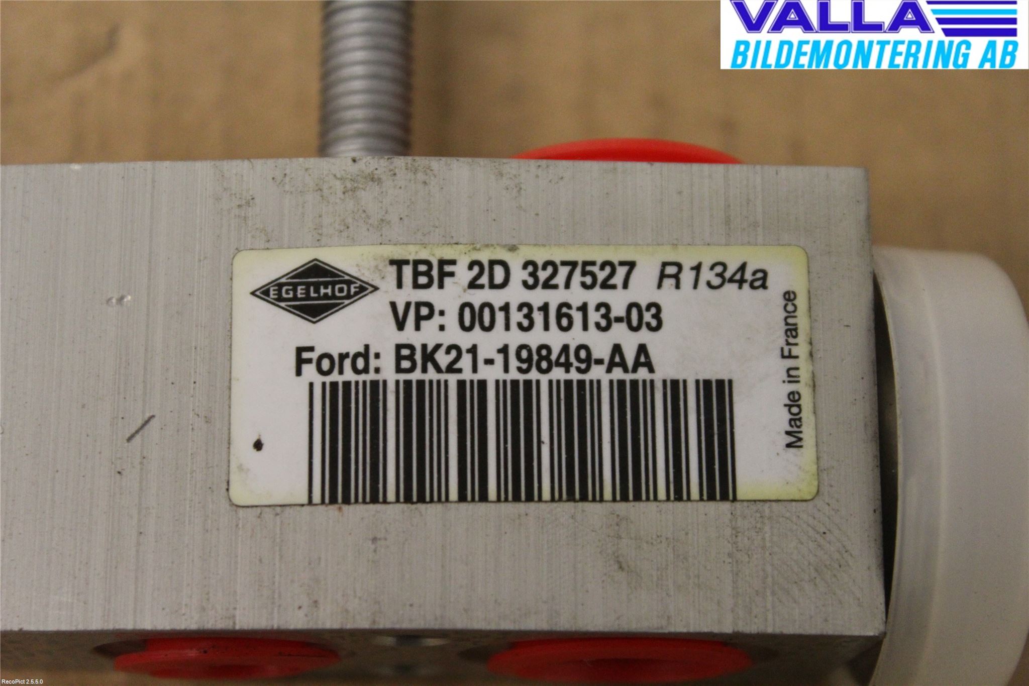 Ford TRANSIT SKÅP/BUSS 14-22 Ac Expansionsventil