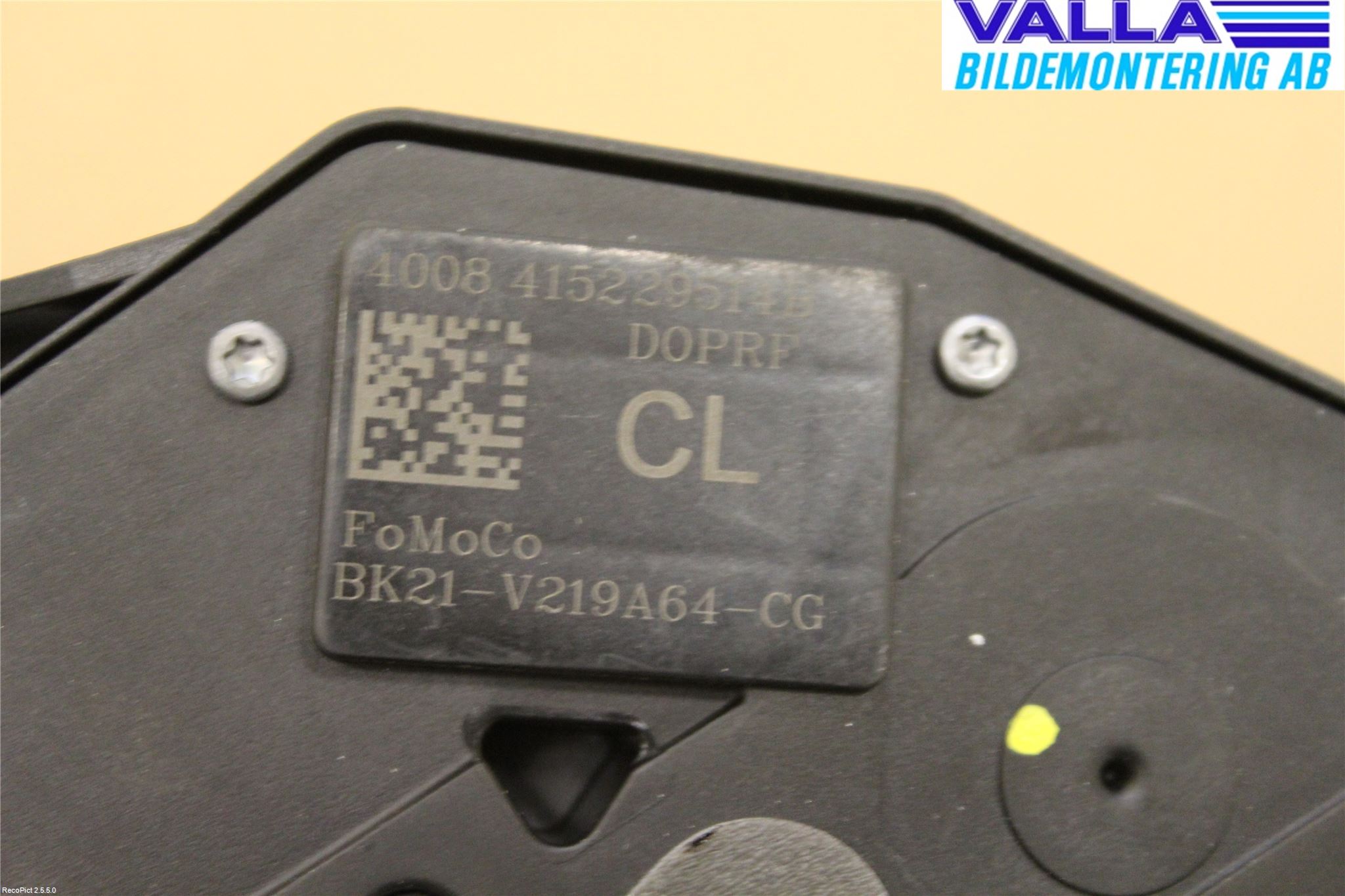 Ford TRANSIT SKÅP/BUSS 14-22 Låskista-Dörrlås