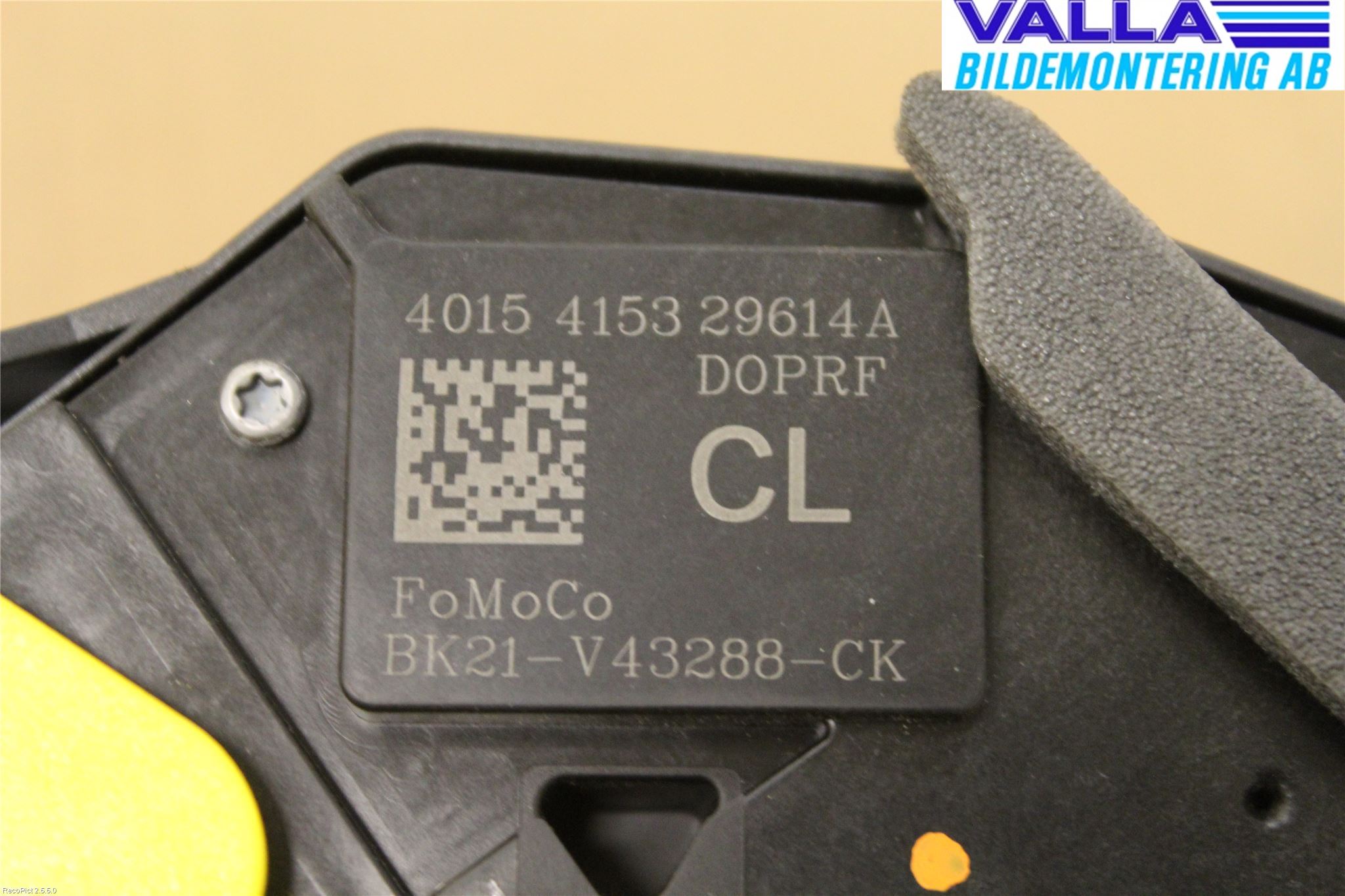 Ford TRANSIT SKÅP/BUSS 14-22 Låskista-Dörrlås