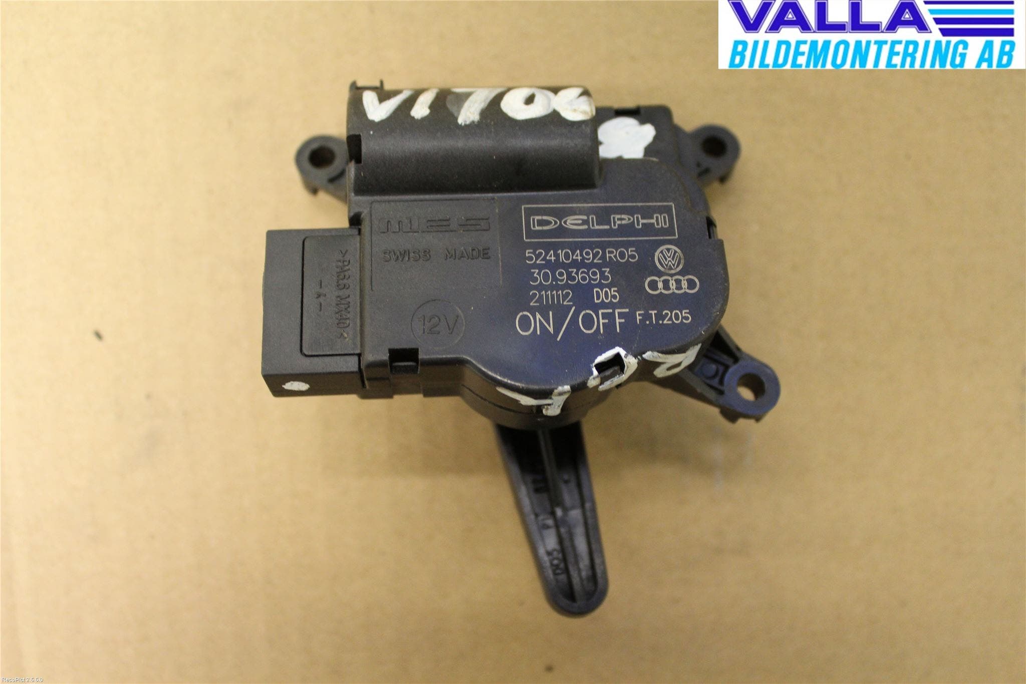 Volkswagen VW AMAROK 2H 10-22 Ac Reglermotor