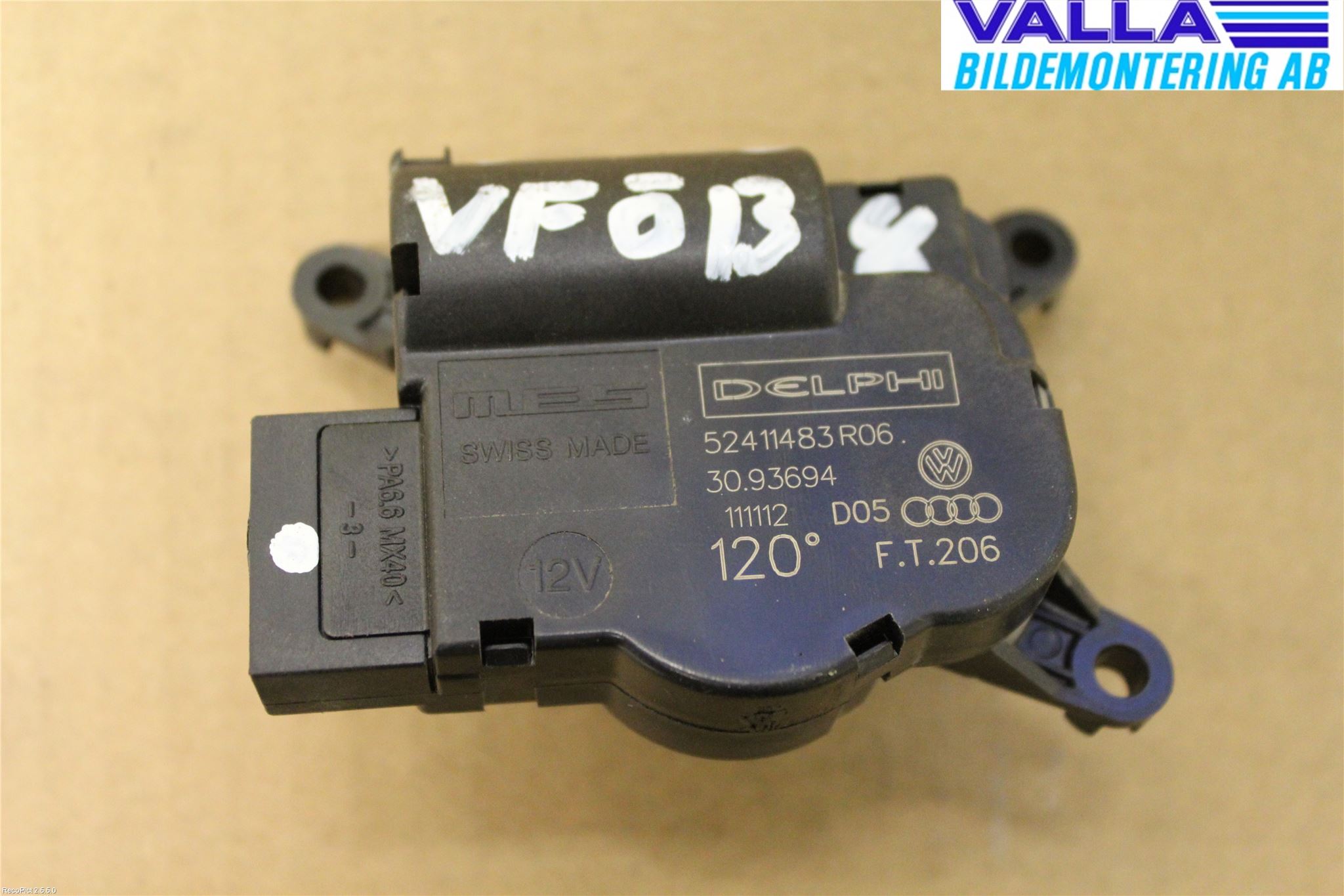 Volkswagen VW AMAROK 2H 10-22 Ac Reglermotor