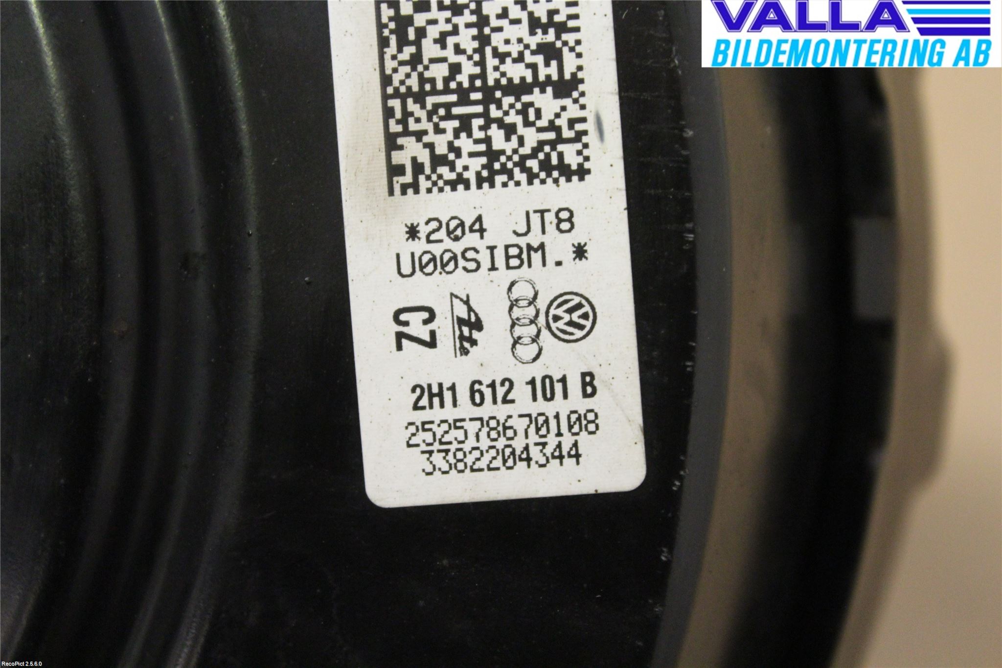 Volkswagen VW AMAROK 2H 10-22 Bromsservo