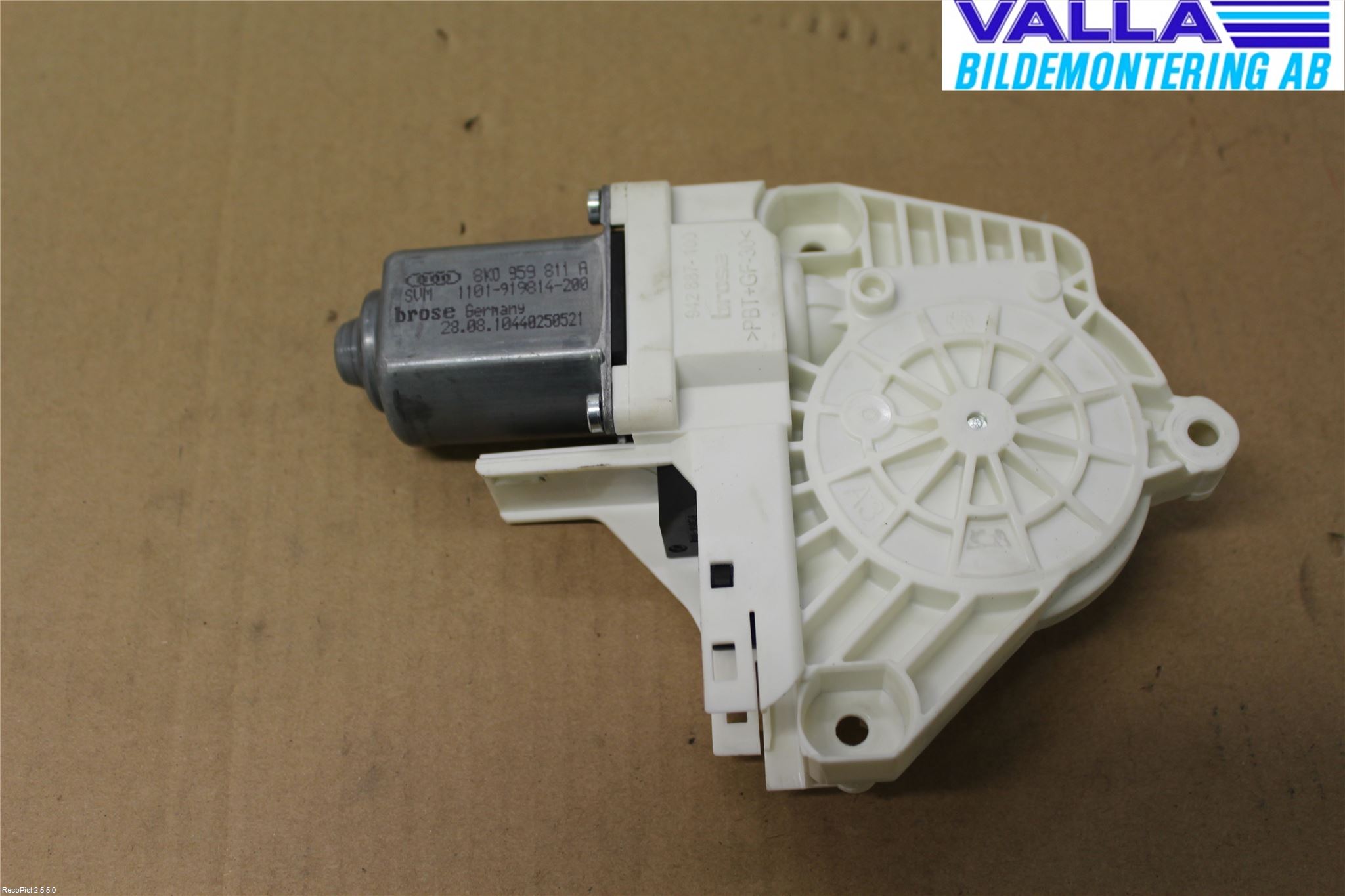 Audi A4/S4 08-11 Fönsterhissmotor