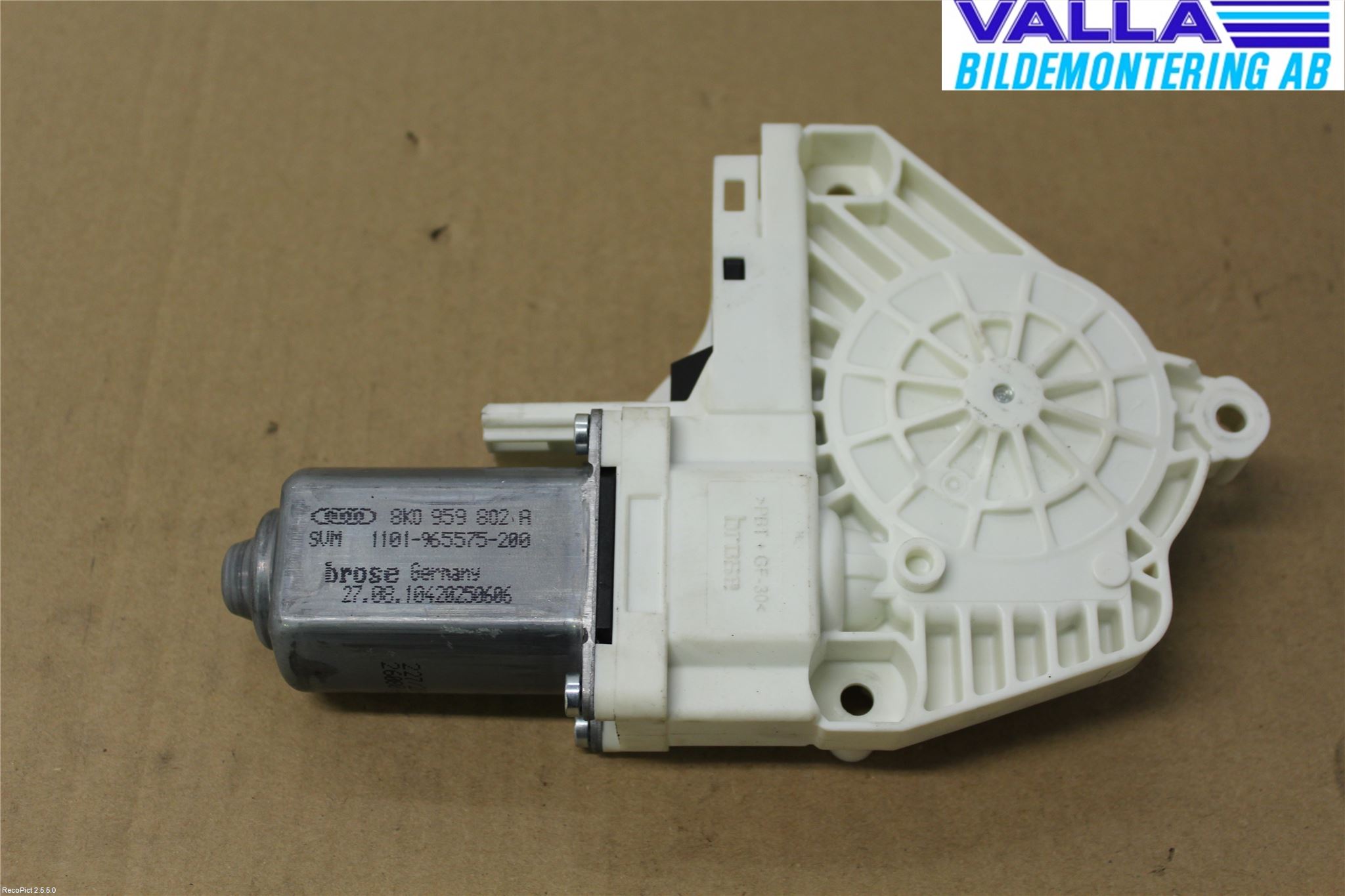 Audi A4/S4 08-11 Fönsterhissmotor