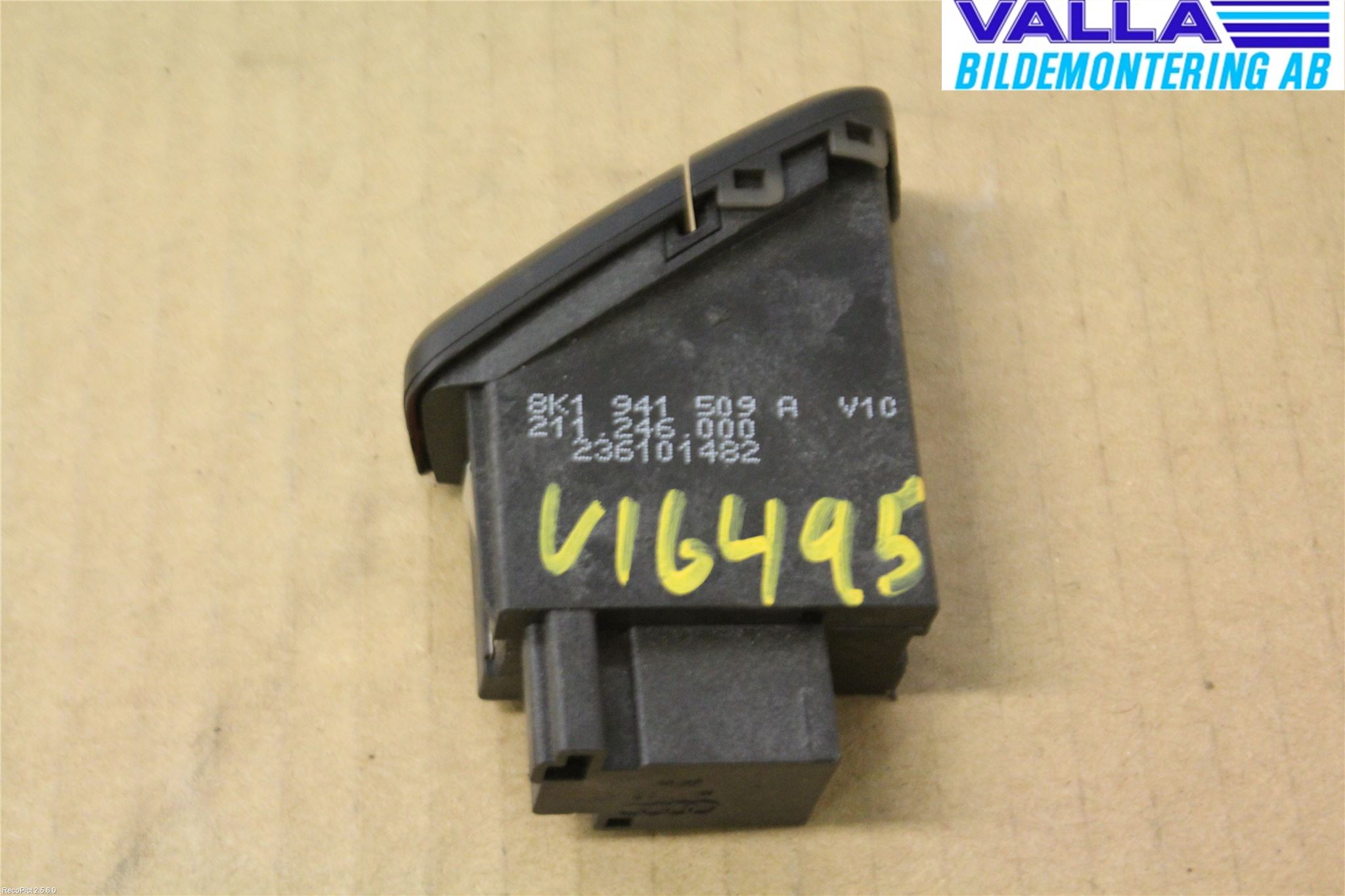 Audi A4/S4 08-11 Strömställare Varnings