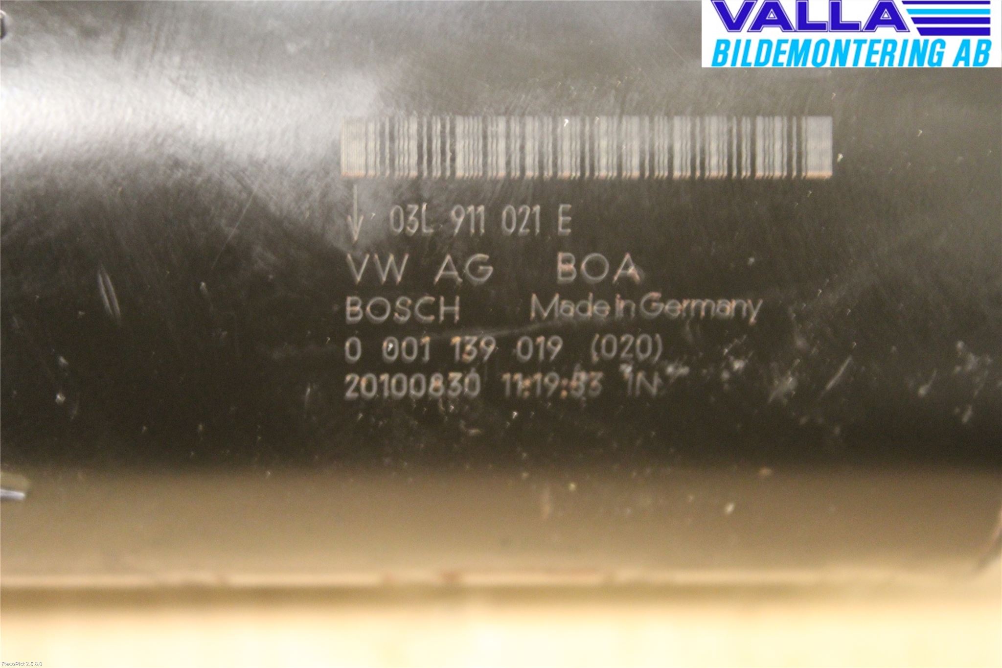 Audi A4/S4 08-11 Startmotor Diesel