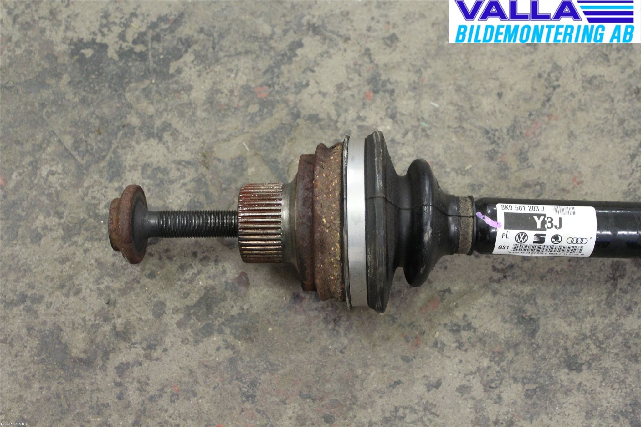 Audi A4/S4 08-11 Drivaxel Bak Vänster
