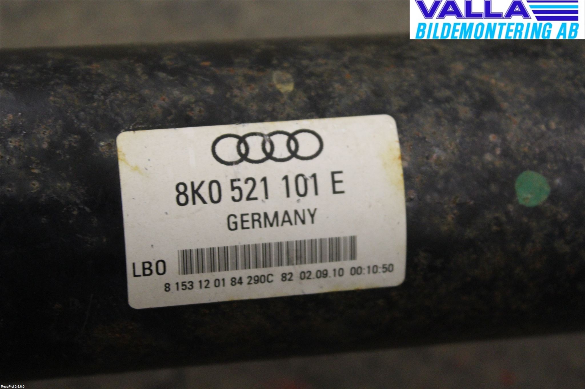 Audi A4/S4 08-11 Mellanaxel Komp