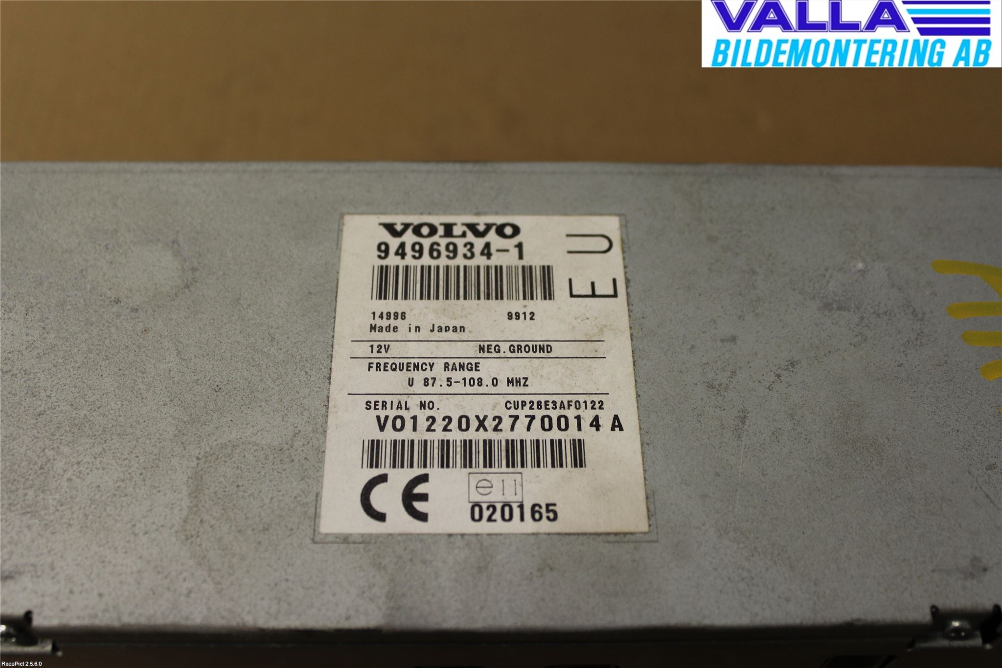 Volvo S80 99-03 Gps Navigator