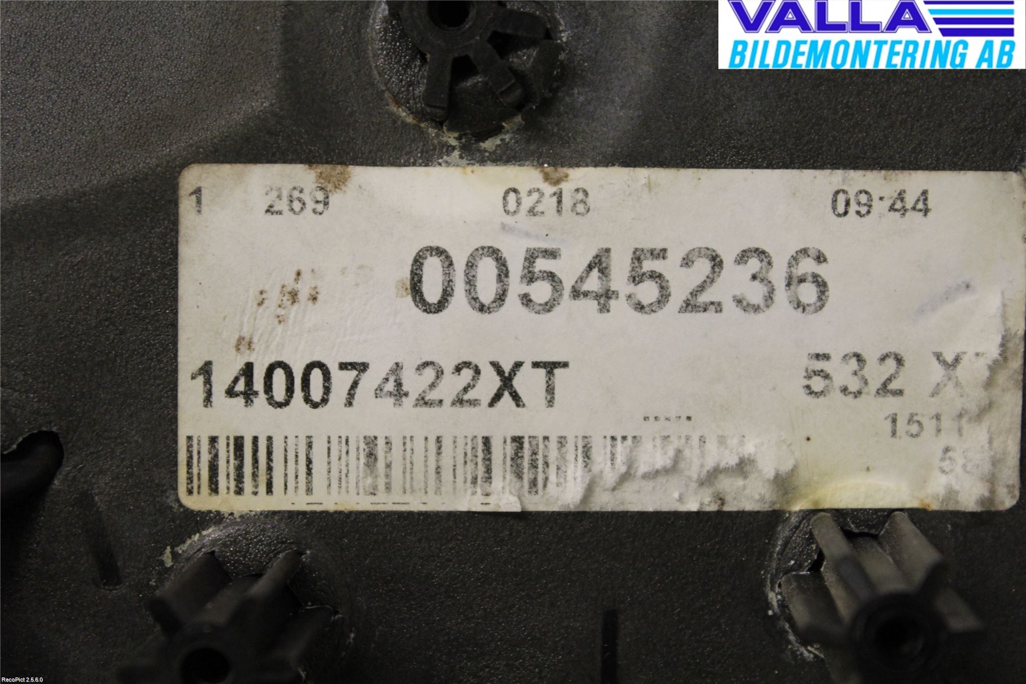 Citroen JUMPY 07-16 Spegel Yttre El Vä