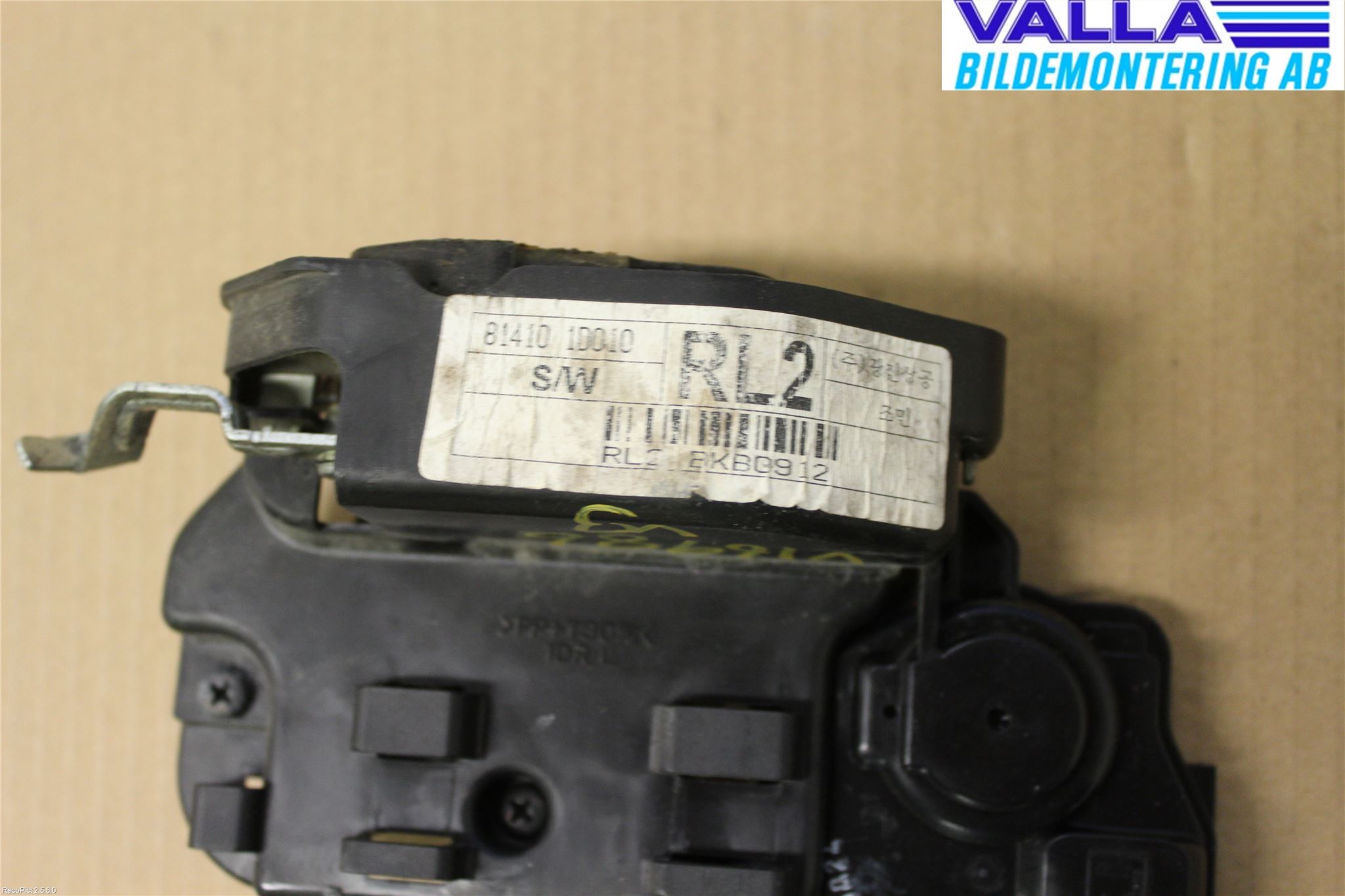 Kia CARENS II 07-12 Låskista-Dörrlås