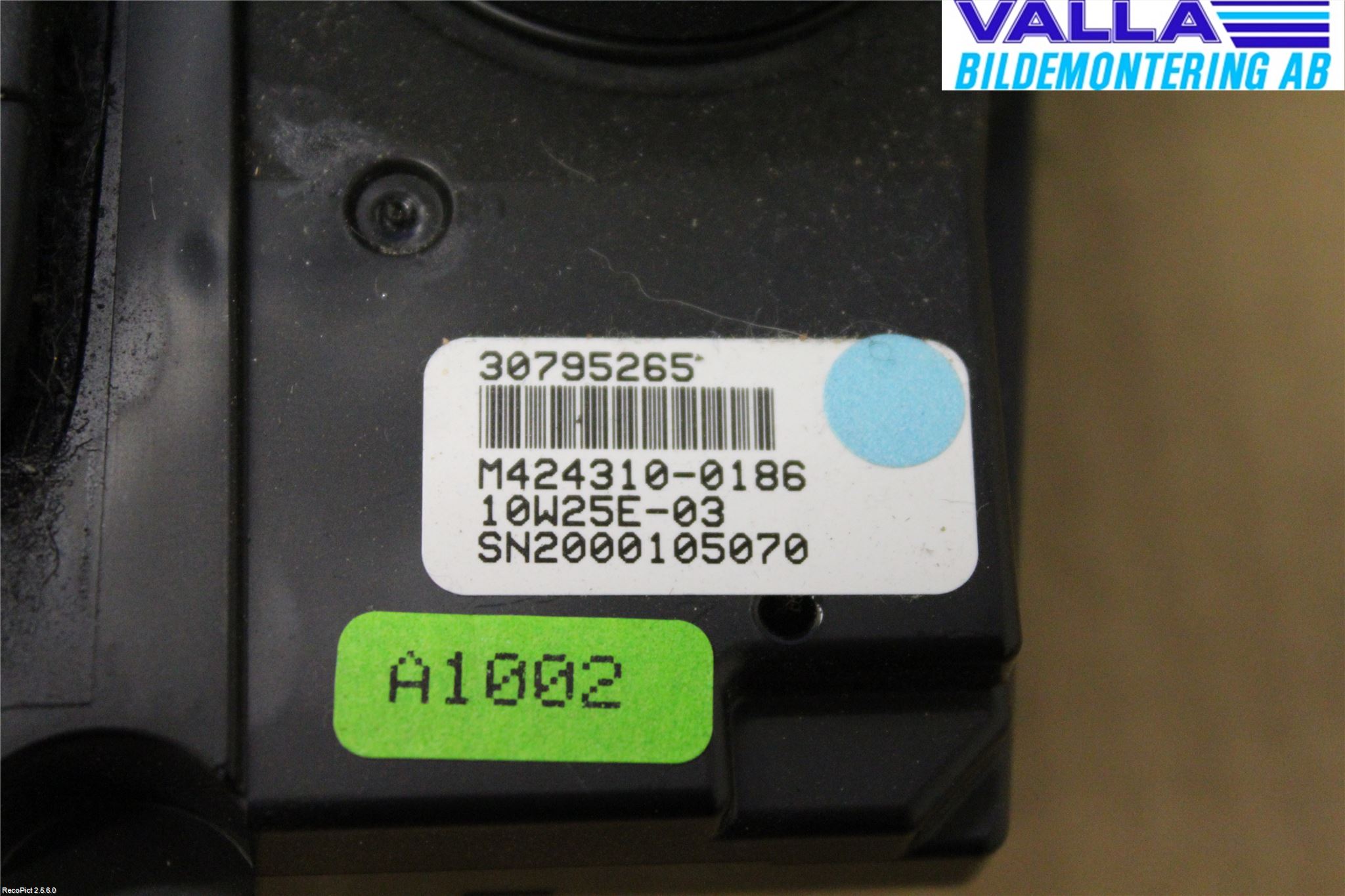 Volvo S60 11-13 Ac Styrenhet Ac Manöveren