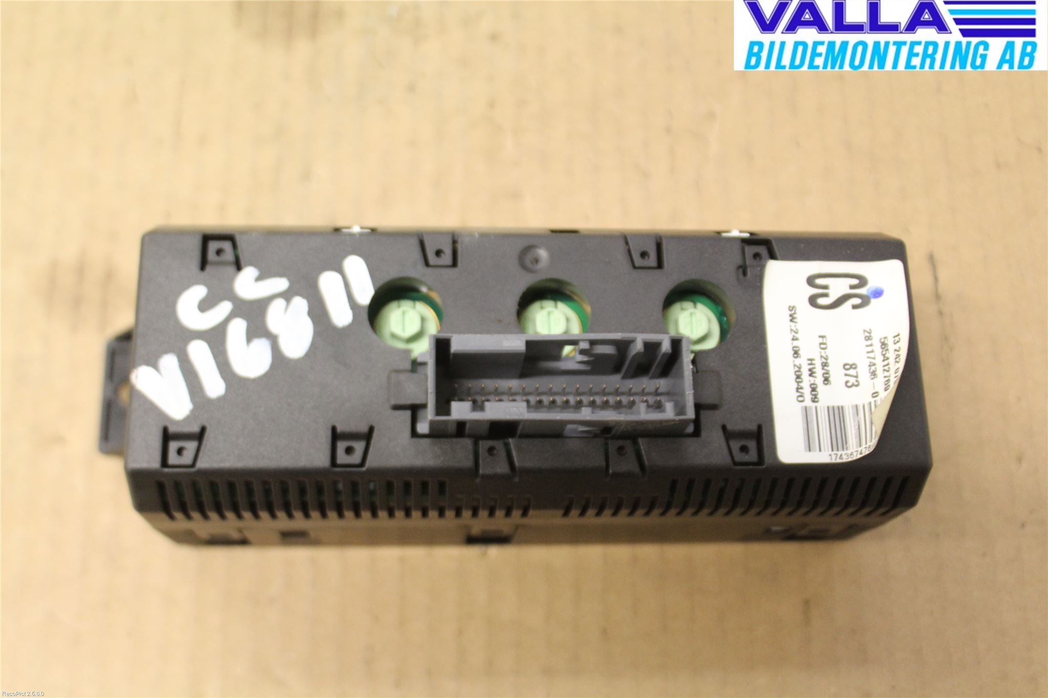 Opel VIVARO 01-14 Kontrolldisplay