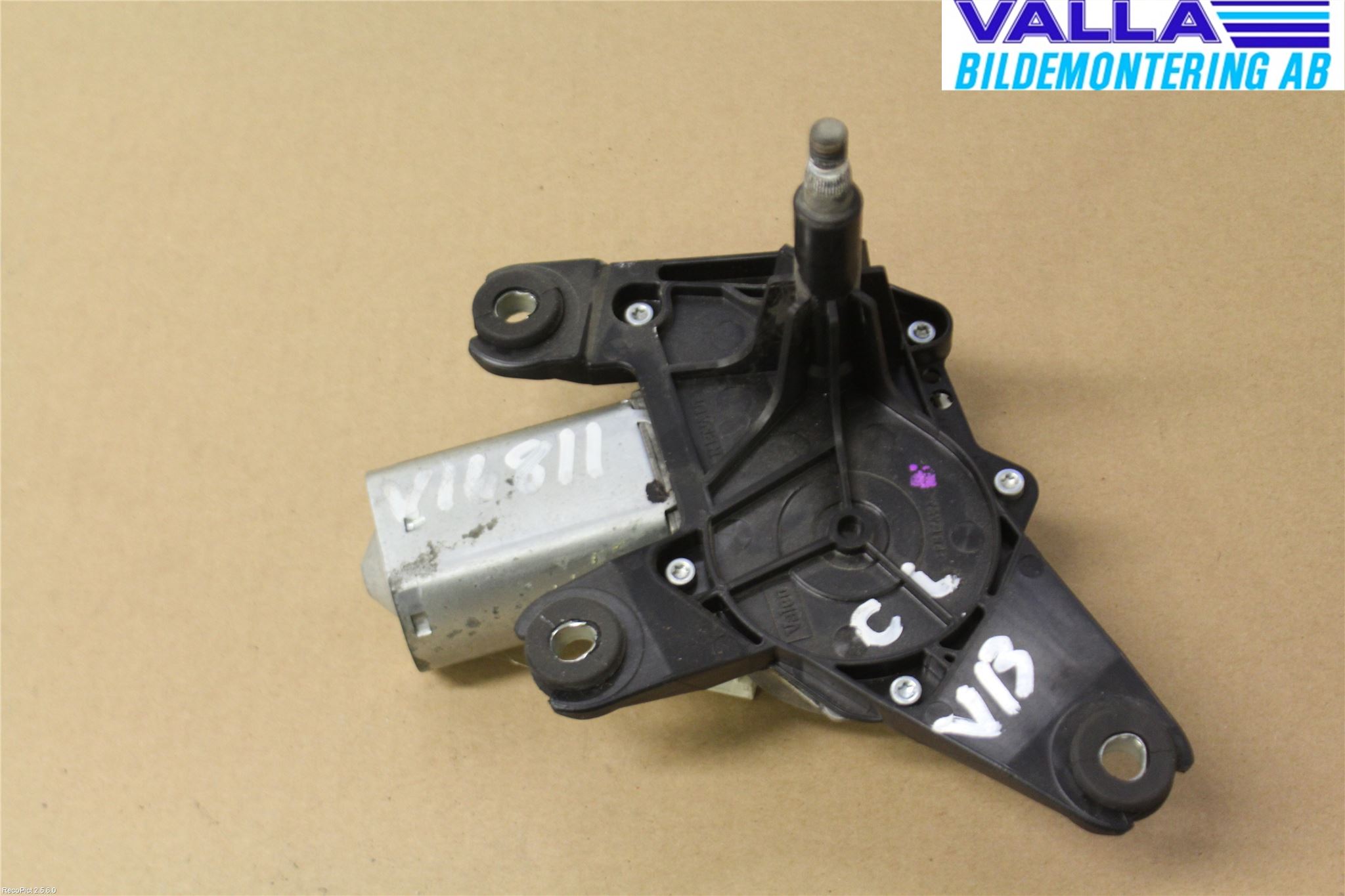 Opel VIVARO 01-14 Torkarmotor Baklucka