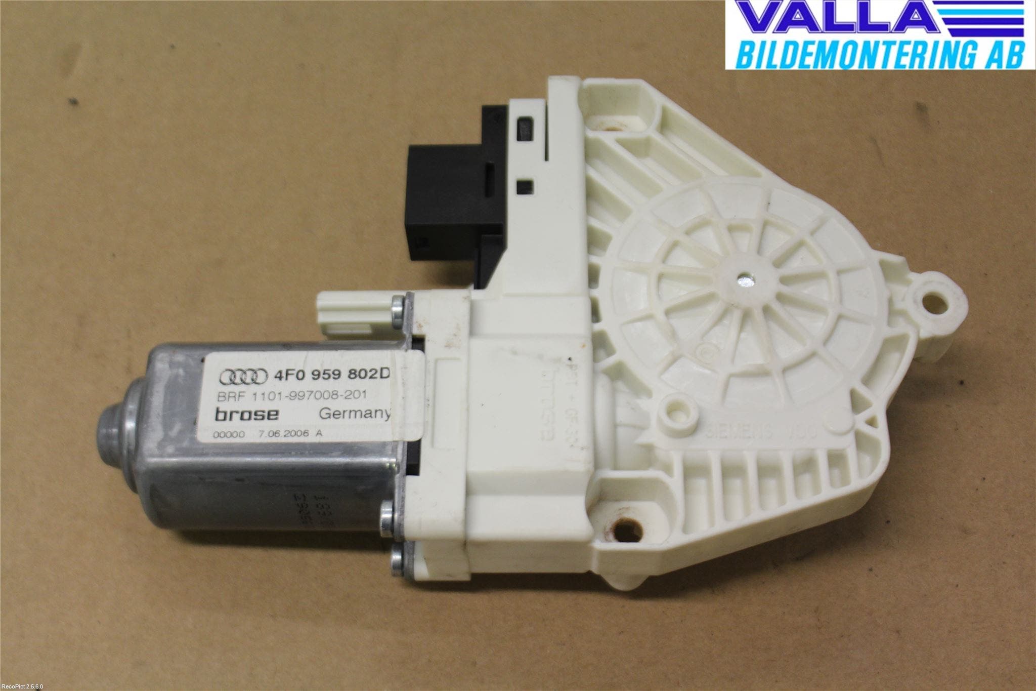 Audi ALLROAD 06-11 Fönsterhissmotor