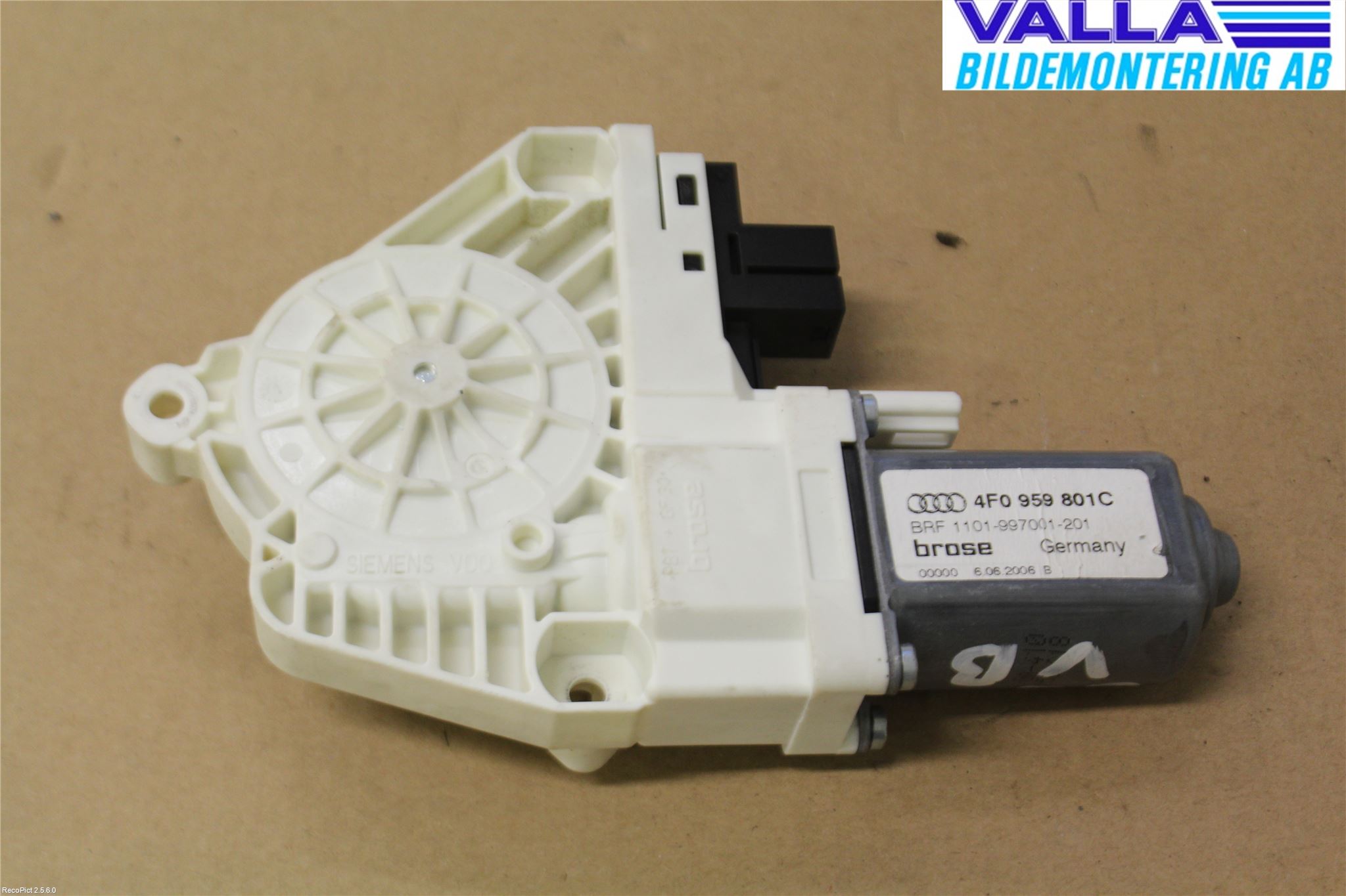 Audi ALLROAD 06-11 Fönsterhissmotor