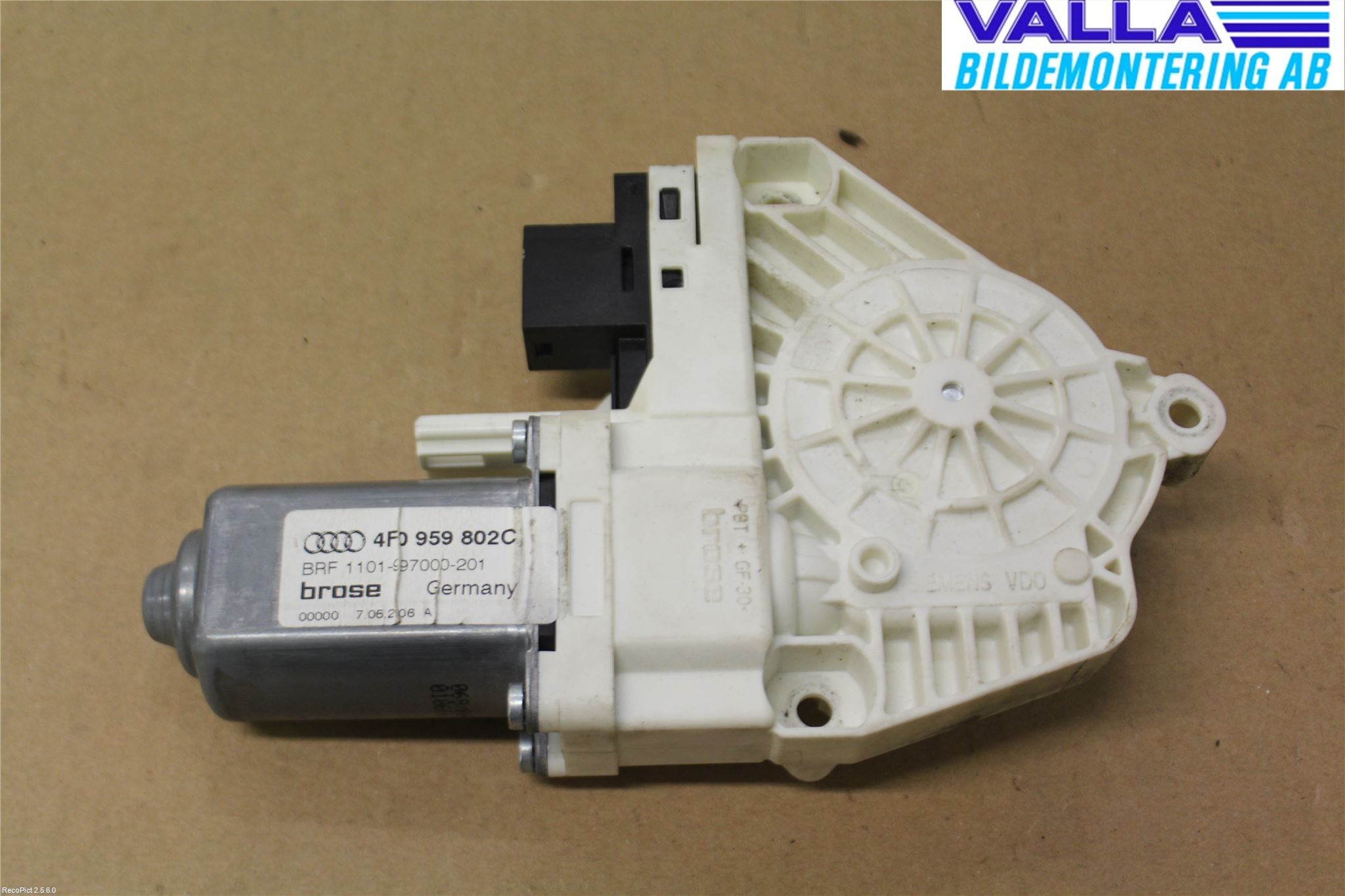 Audi ALLROAD 06-11 Fönsterhissmotor